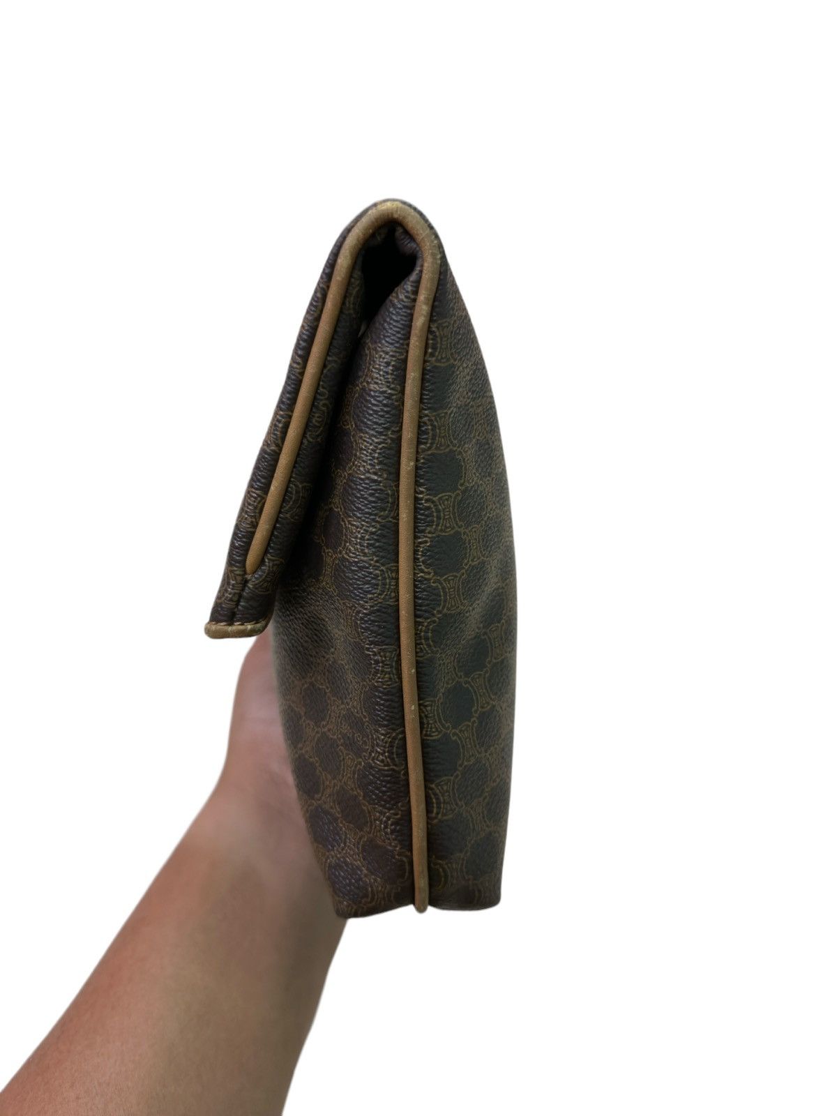 Celine × Vintage AUTHENTIC VINTAGE CELINE MACADAM CLUTCH BAG Size ONE SIZE - 4 Thumbnail