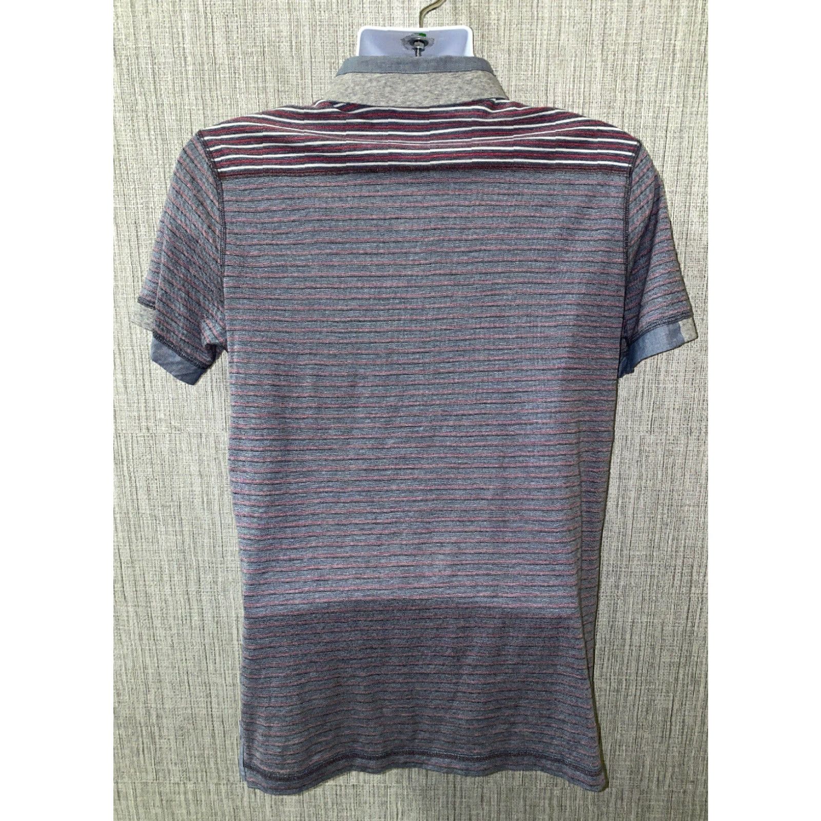 Vintage Boss Orange Mens Gray Striped Polo Shirt M Golf Shirt Casual Polo Shirt Mens Size M Gray Striped Short Sleeve Collared Cotton Regular Polo Shirt Size US M / EU 48-50 / 2 - 4 Thumbnail