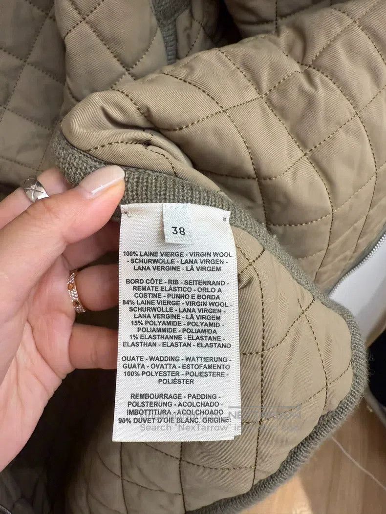Hermes Hermes Solid Color Texture Knit Zip-Up Casual Jacket, Brow Size XS / US 0-2 / IT 36-38 - 6 Thumbnail