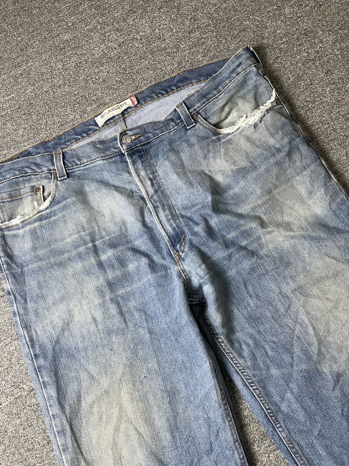 Levi's × Vintage LEVIS 550 Relaxed Fit Jeans (106) Size US 44 / EU 60 - 3 Thumbnail