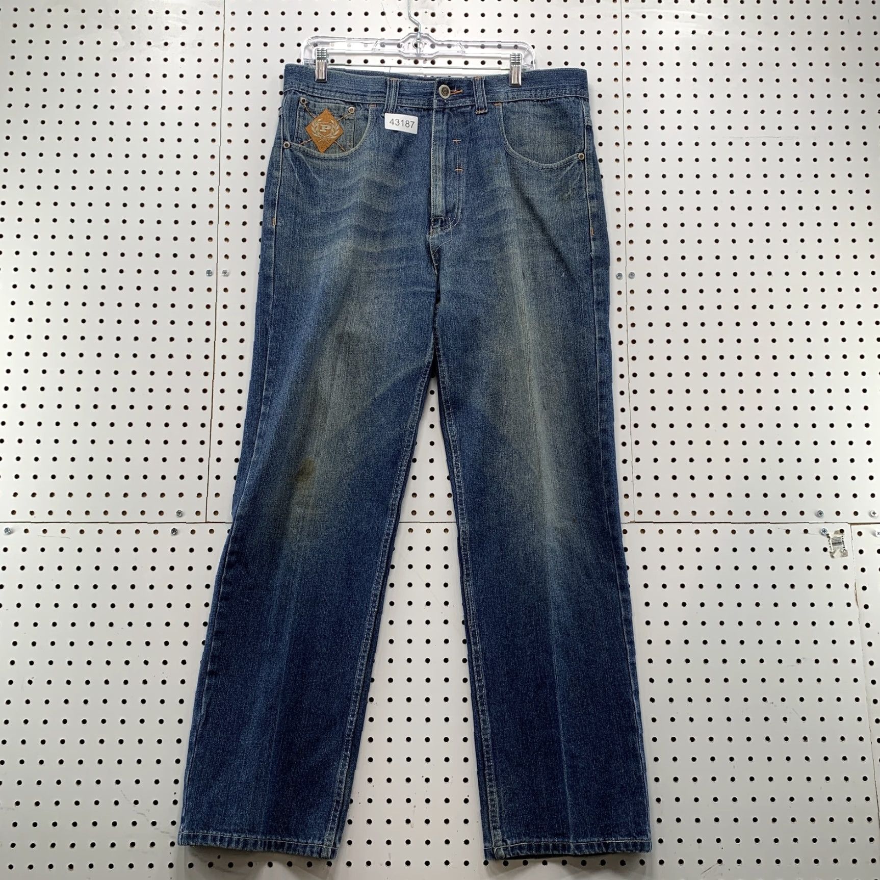 Phat Farm VINTAGE Phat Farm Baggy Denim Jeans Size 36 Blue Wide Leg Hip Hop 36x31 Mens Size US 36 / EU 52 - 2 Thumbnail