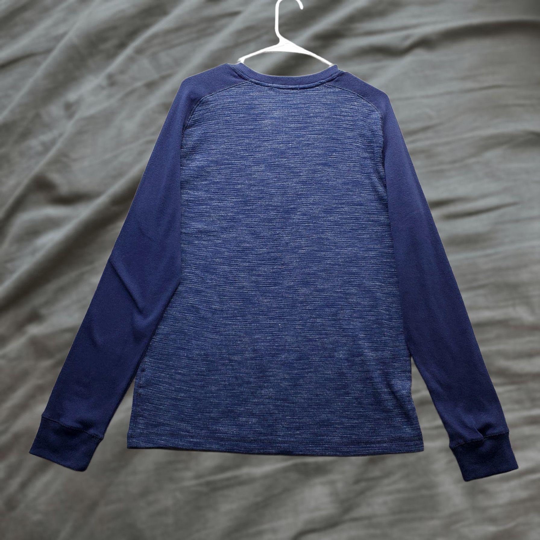 Ike Behar IKE BEHAR Sweater Mens M Blue Knit Stretch Long Sleeve Henley Pullover Size US M / EU 48-50 / 2 - 1 Thumbnail