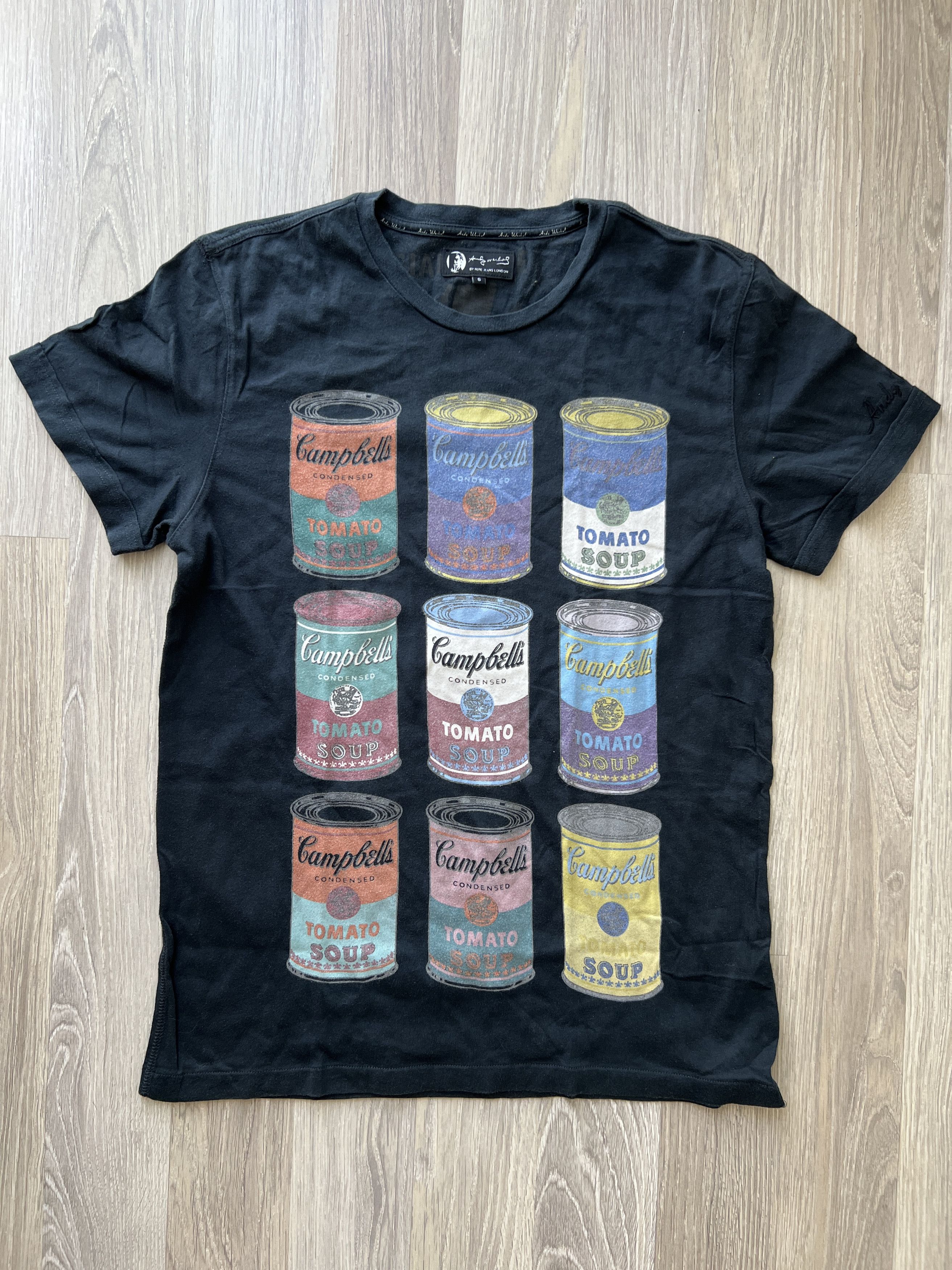 Andy Warhol Vintage y2k Andy Warhole Campbell's Soup Art T-Shirt Size US S / EU 44-46 / 1 - 1 Thumbnail