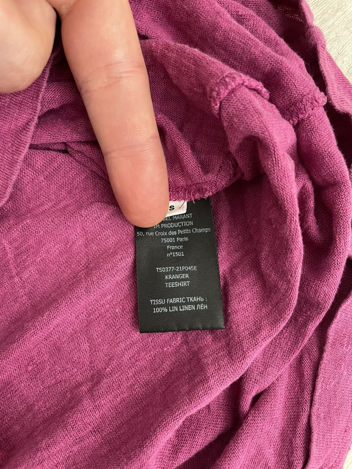 Isabel Marant Etoile Isabel Étolie Marant Basic Minimalist Tee V neck Classic Y2k Size S / US 4 / IT 40 - 7 Thumbnail