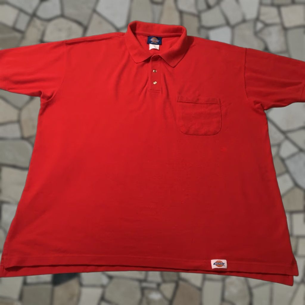 Dickies Dickies Polo Shirt Mens Short Sleeve Collared 2XL Red Solid Golf Workwear Polo Shirt Dickies Mens Short Sleeve Polo 2XL Red Size US XXL / EU 58 / 5 - 1 Thumbnail