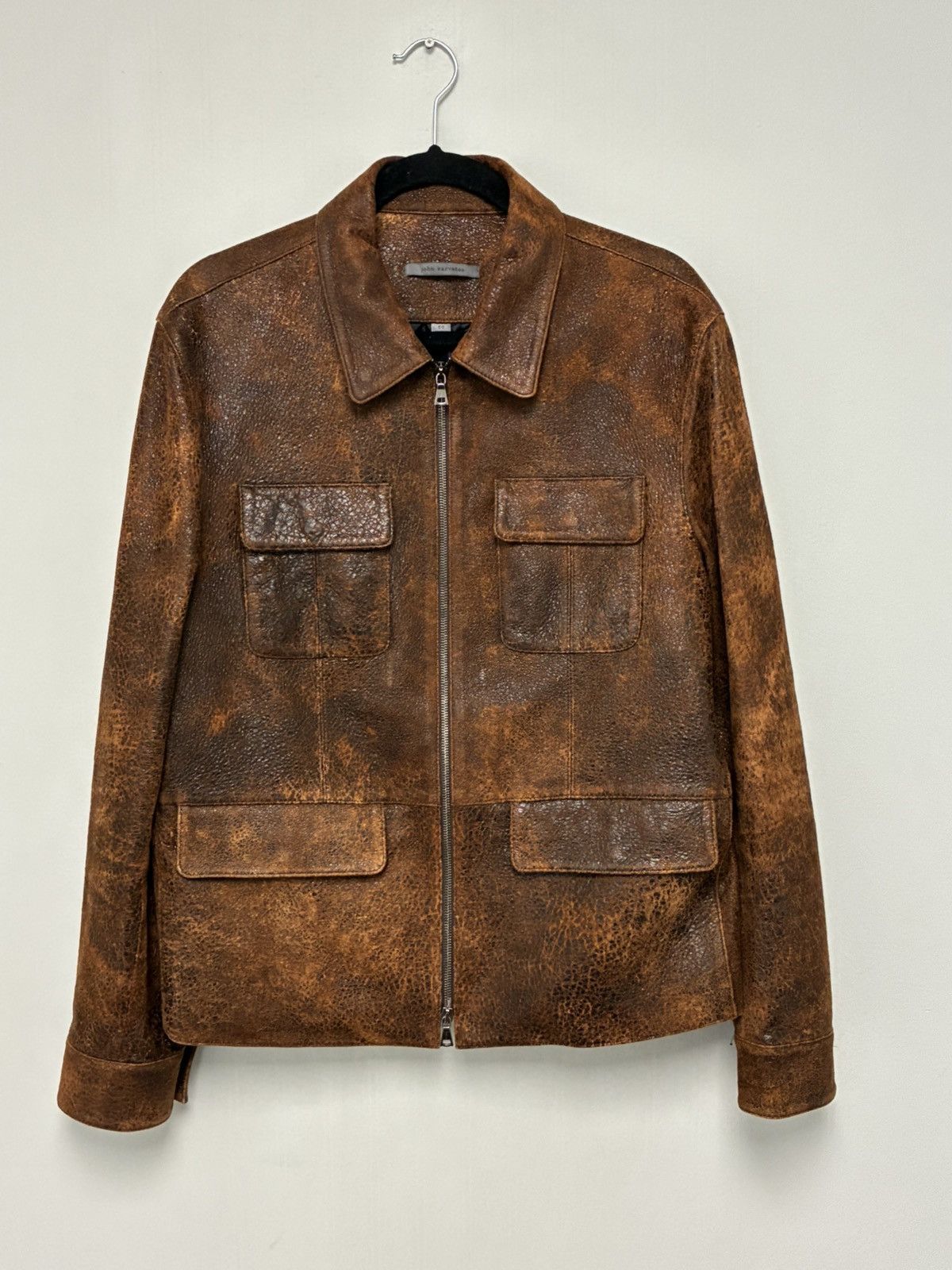 John Varvatos Distressed jacket EU 48 USA 38 Size US M / EU 48-50 / 2 - 4 Thumbnail