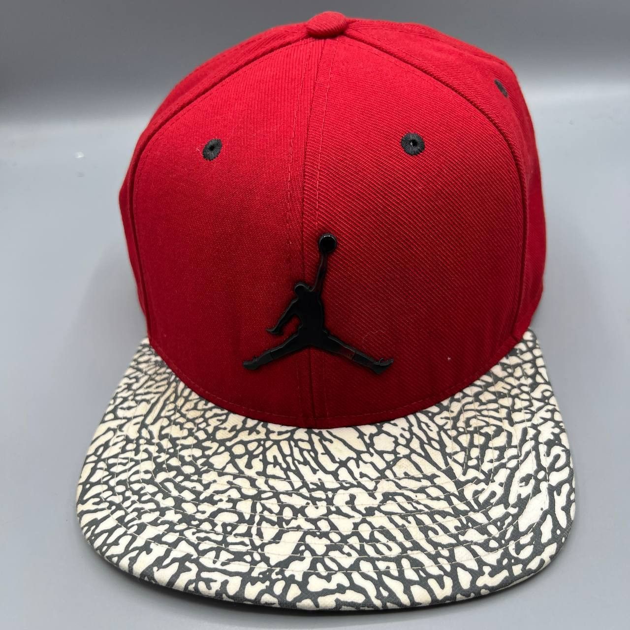 Jordan Brand Air Jordan Hat Men Red Cement Elephant Jumpman Snap Back ...