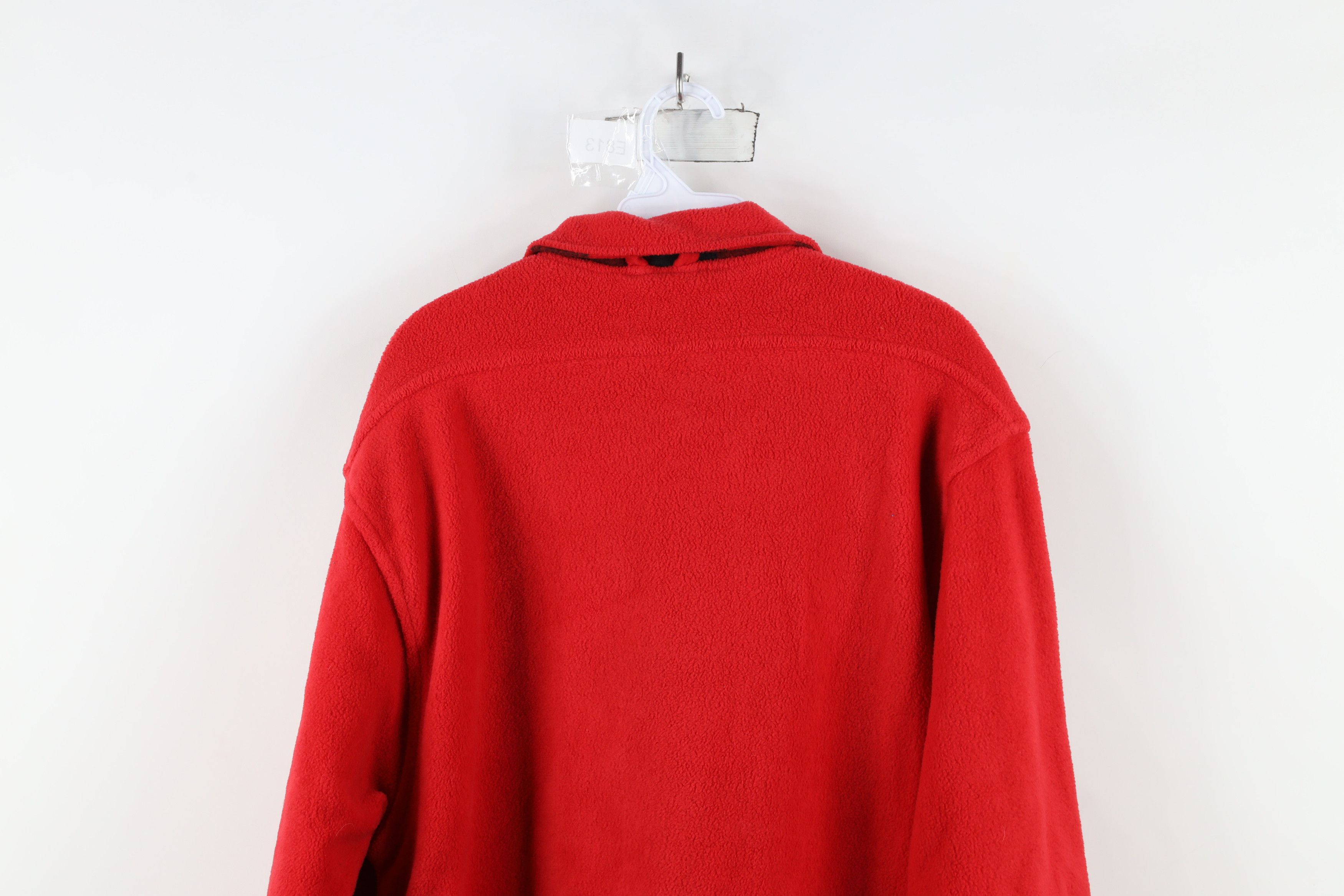 Marlboro × Vintage Vintage 90s Marlboro Reversible Half Zip Fleece Sweater Red Size US S / EU 44-46 / 1 - 9 Thumbnail