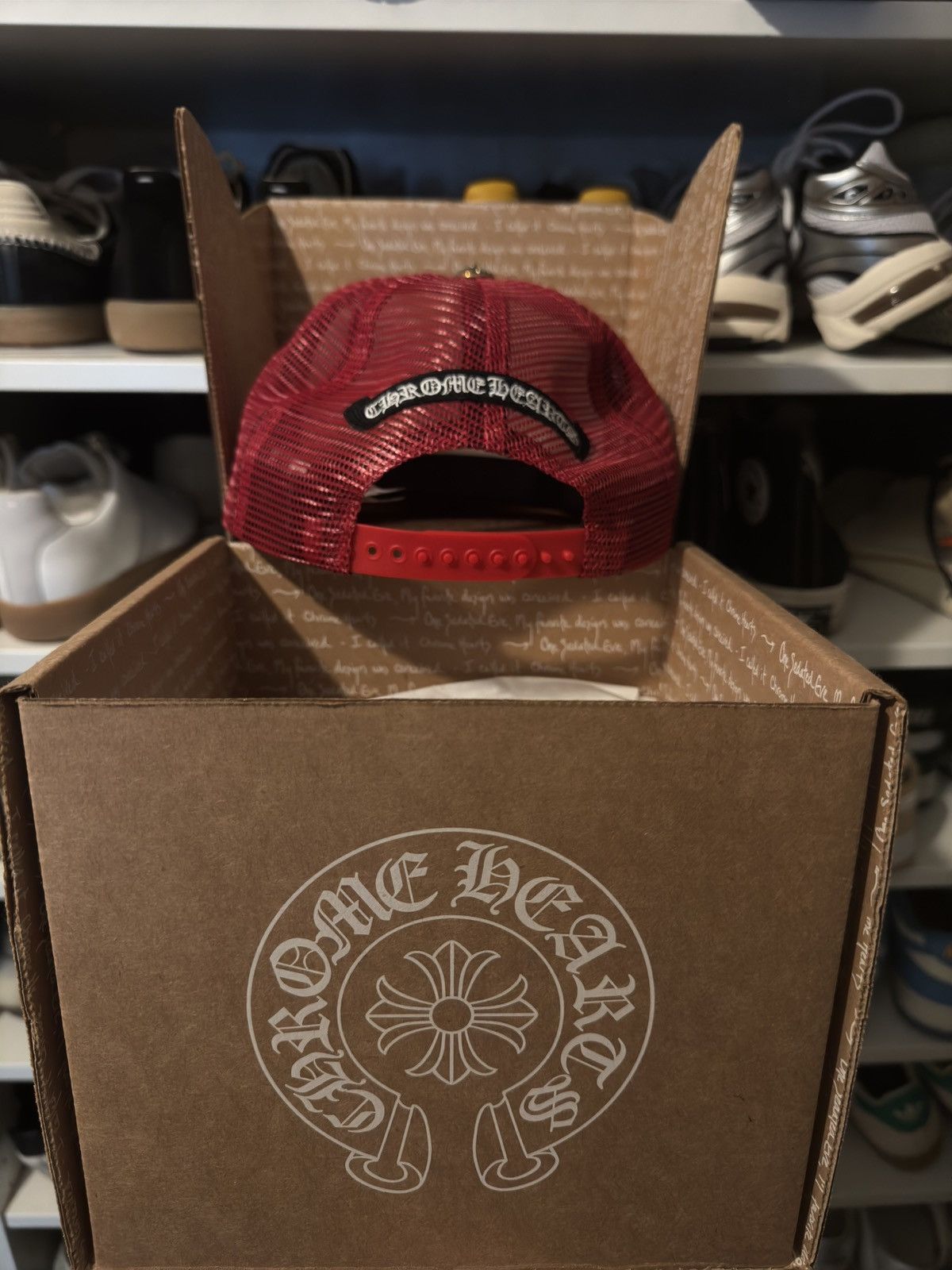 Chrome Hearts Chrome Hearts Trucker Hat King Taco Red Size ONE SIZE - 4 Thumbnail