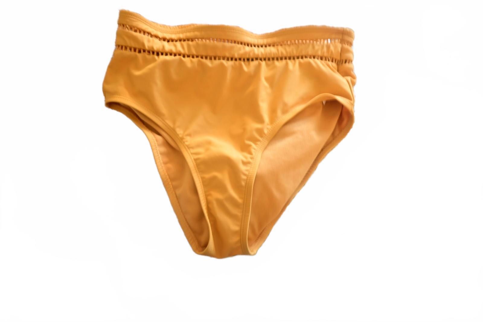 Other Women's High Waist Yellow Bikini Bottom Swimwear MEDIUM Size 32" / US 10 / IT 46 - 1 Thumbnail