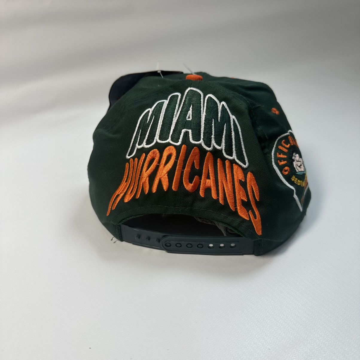 Cartoon Network 1993 The Flintstones x Miami Hurricanes Snapback Hat BWT Size ONE SIZE - 3 Thumbnail