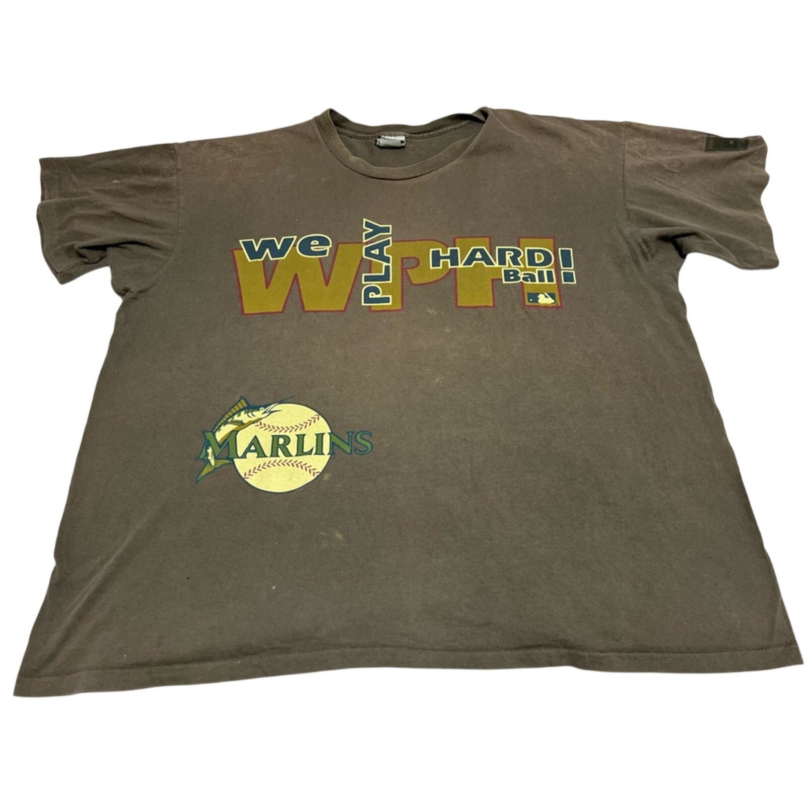 MLB Florida Marlins 1995 T Shirt Modamania “We Play Hard” USA Size US XXL / EU 58 / 5 - 1 Thumbnail