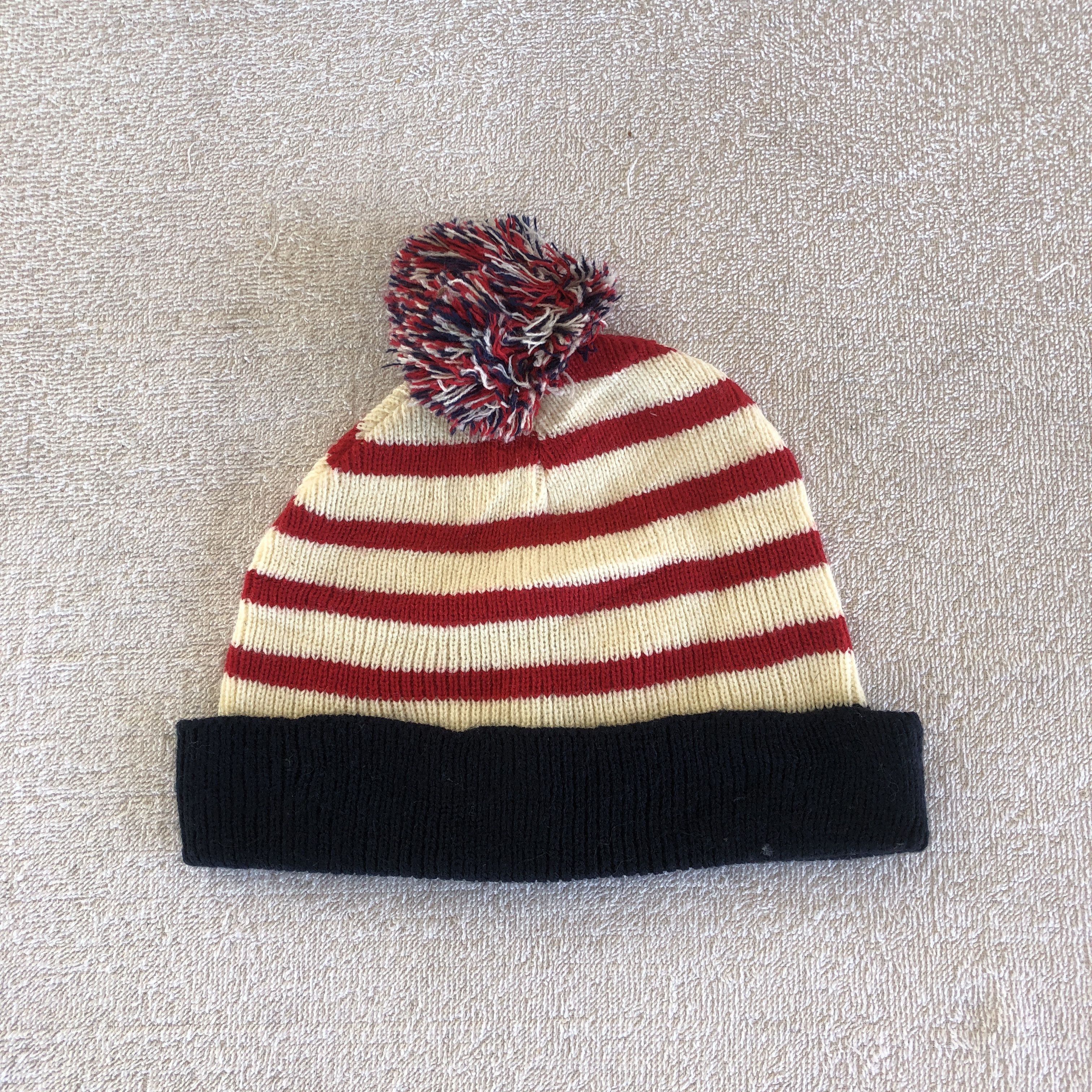 Japanese Brand Vintage Japanese Striped Beanie Snow Caps Hats Size ONE SIZE - 5 Thumbnail