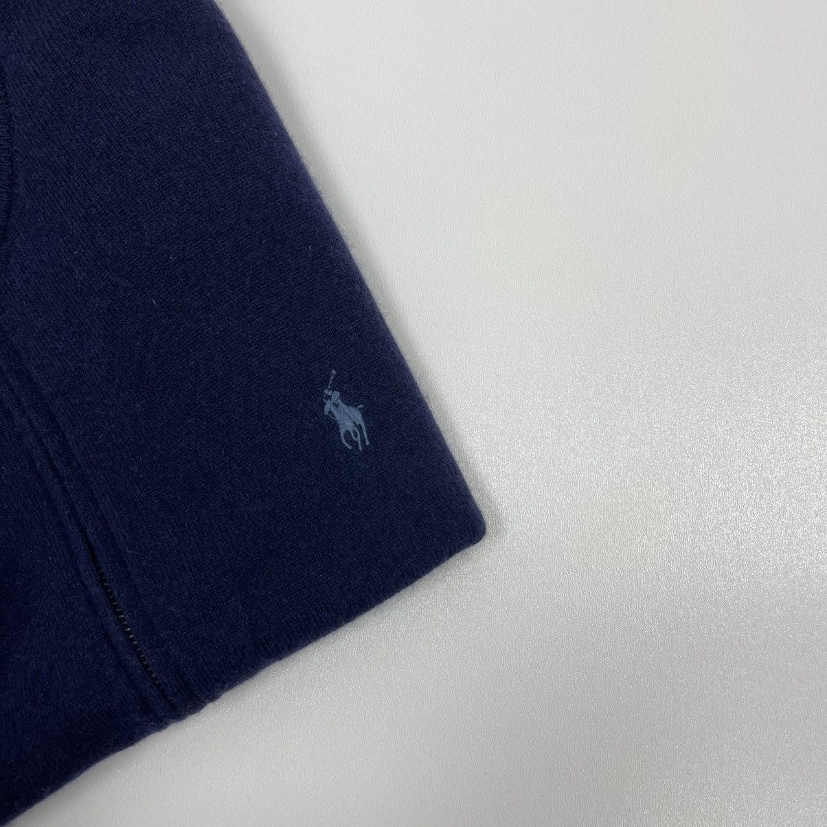 Polo Ralph Lauren Polo Ralph Lauren Wool Full Zip Sweater Navy Size US M / EU 48-50 / 2 - 6 Thumbnail