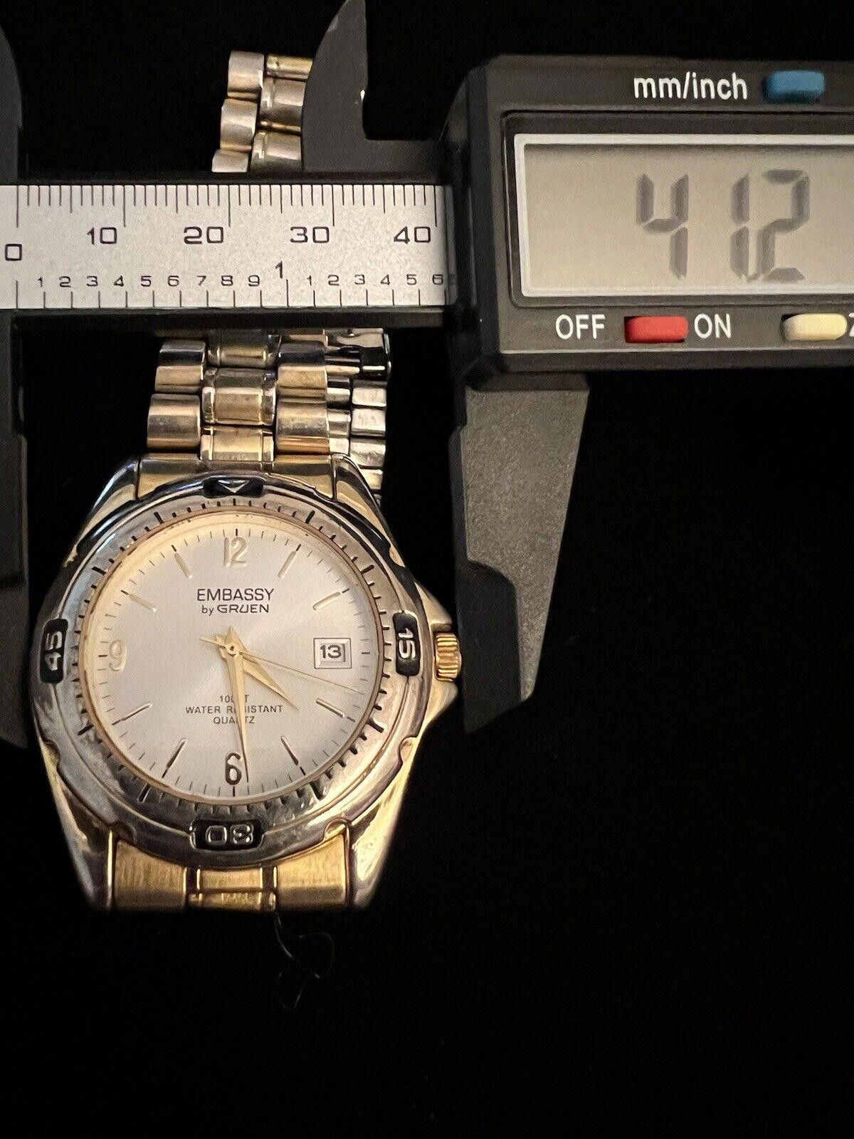 Craig Green Embassy by Gruen watch men Gold Tone Size ONE SIZE - 4 Thumbnail
