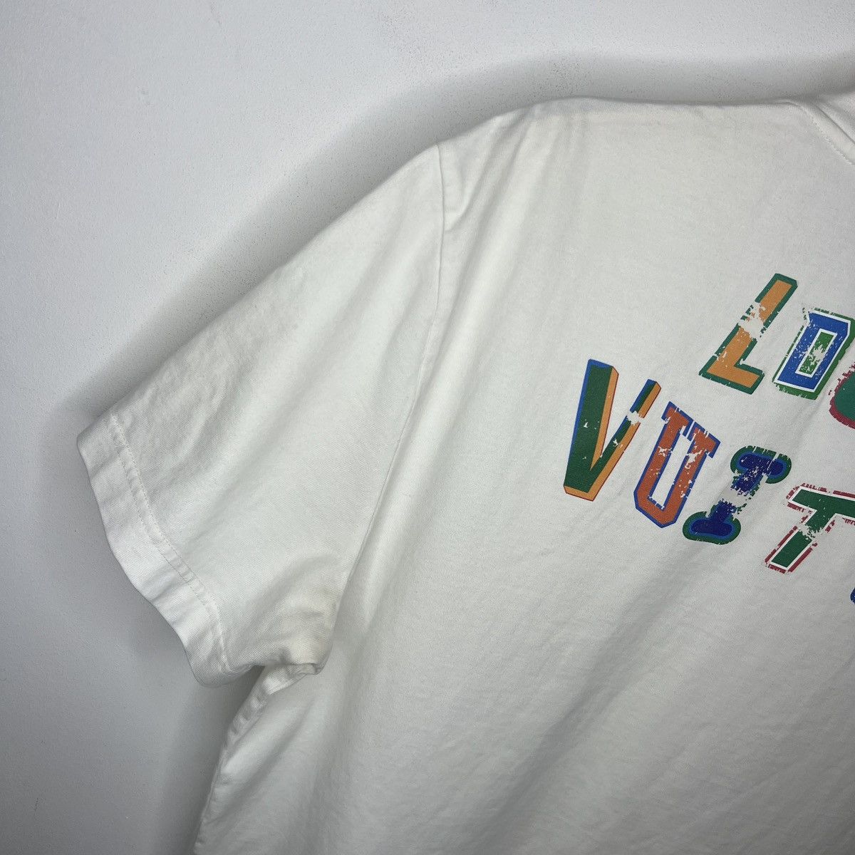 Louis Vuitton × NBA Louis Vuitton NBA White Logo T-Shirt Size US M / EU 48-50 / 2 - 10 Thumbnail