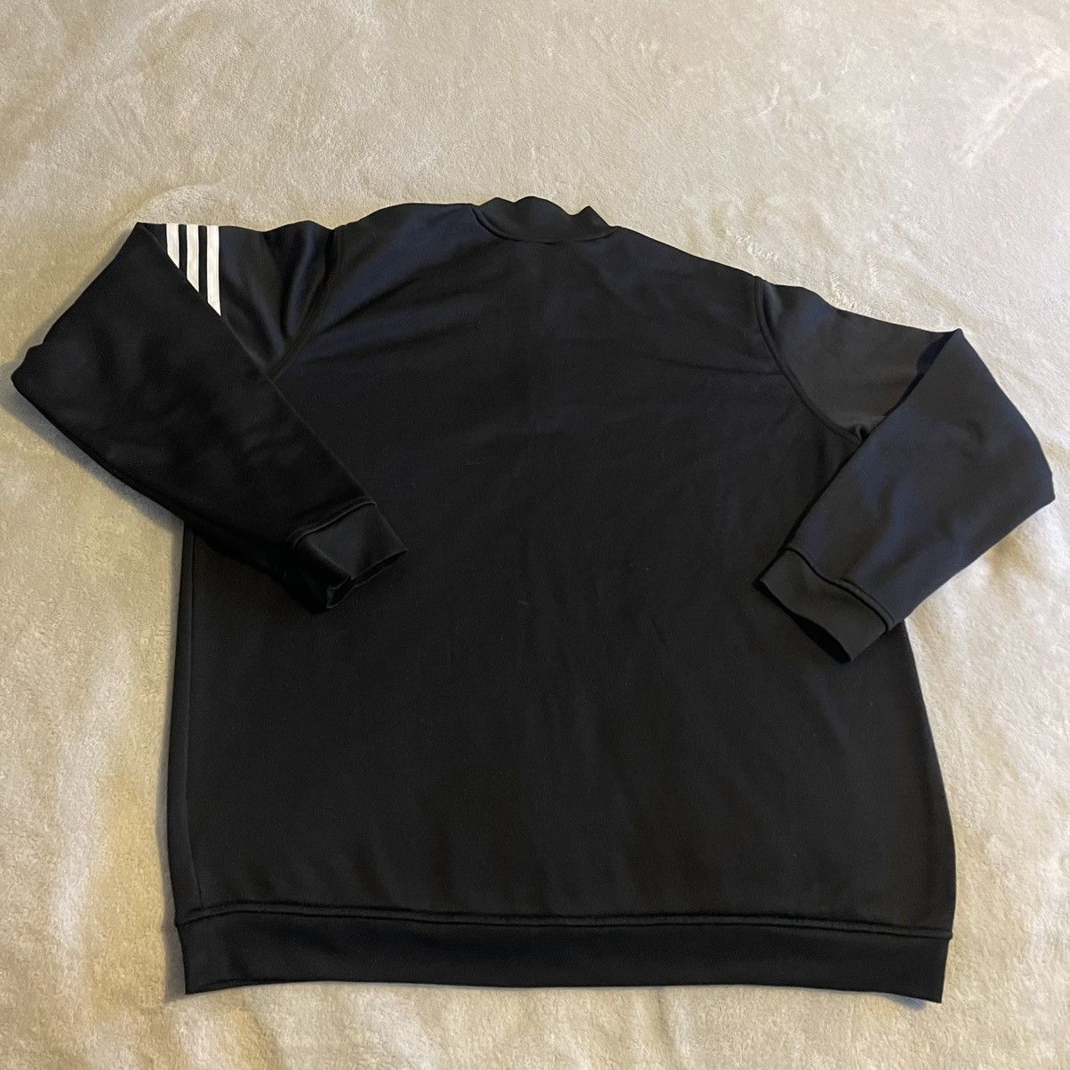 Adidas Adidas Sweater Men XL Black 7UP Quarter Zip Sweatshirt Size US XL / EU 56 / 4 - 2 Thumbnail