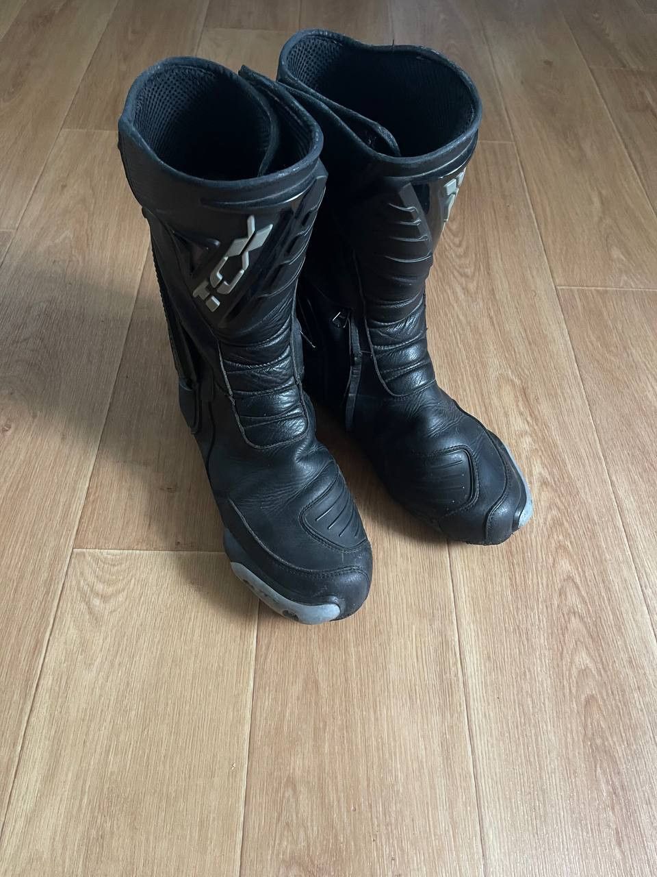 Vintage Men's Motocross Boots Black Leather TCX Size US 13 / EU 46 - 4 Thumbnail