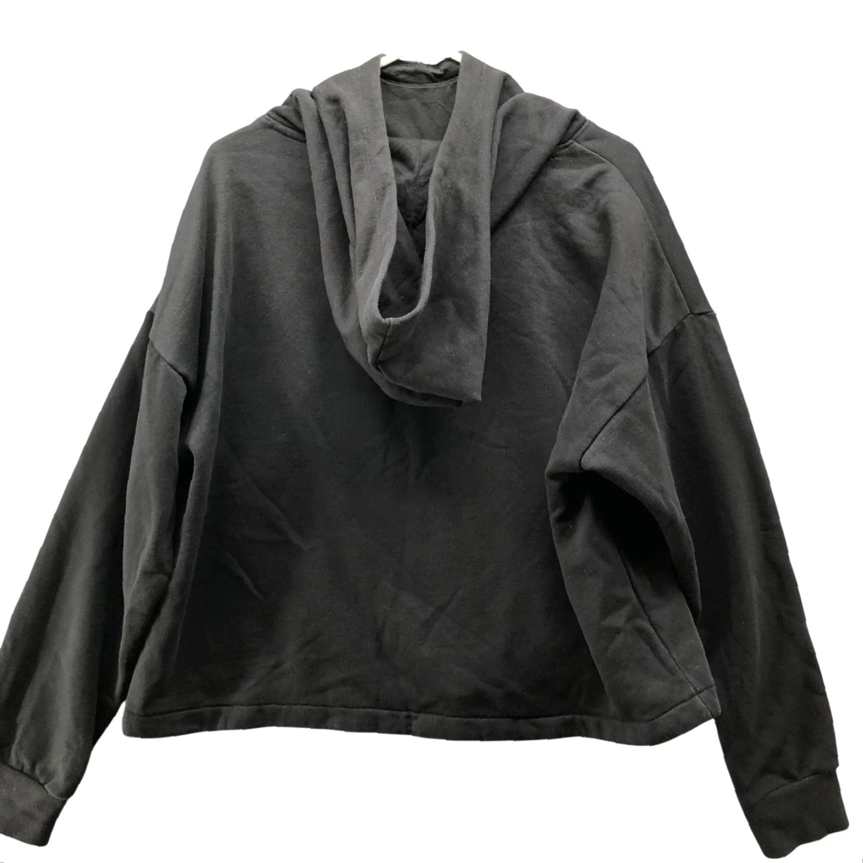 Puma PUMA Cowl Neck Hoodie Womens XL Black Pullover Sweatshirt Drawstring Hem Size XL / US 12-14 / IT 48-50 - 2 Thumbnail