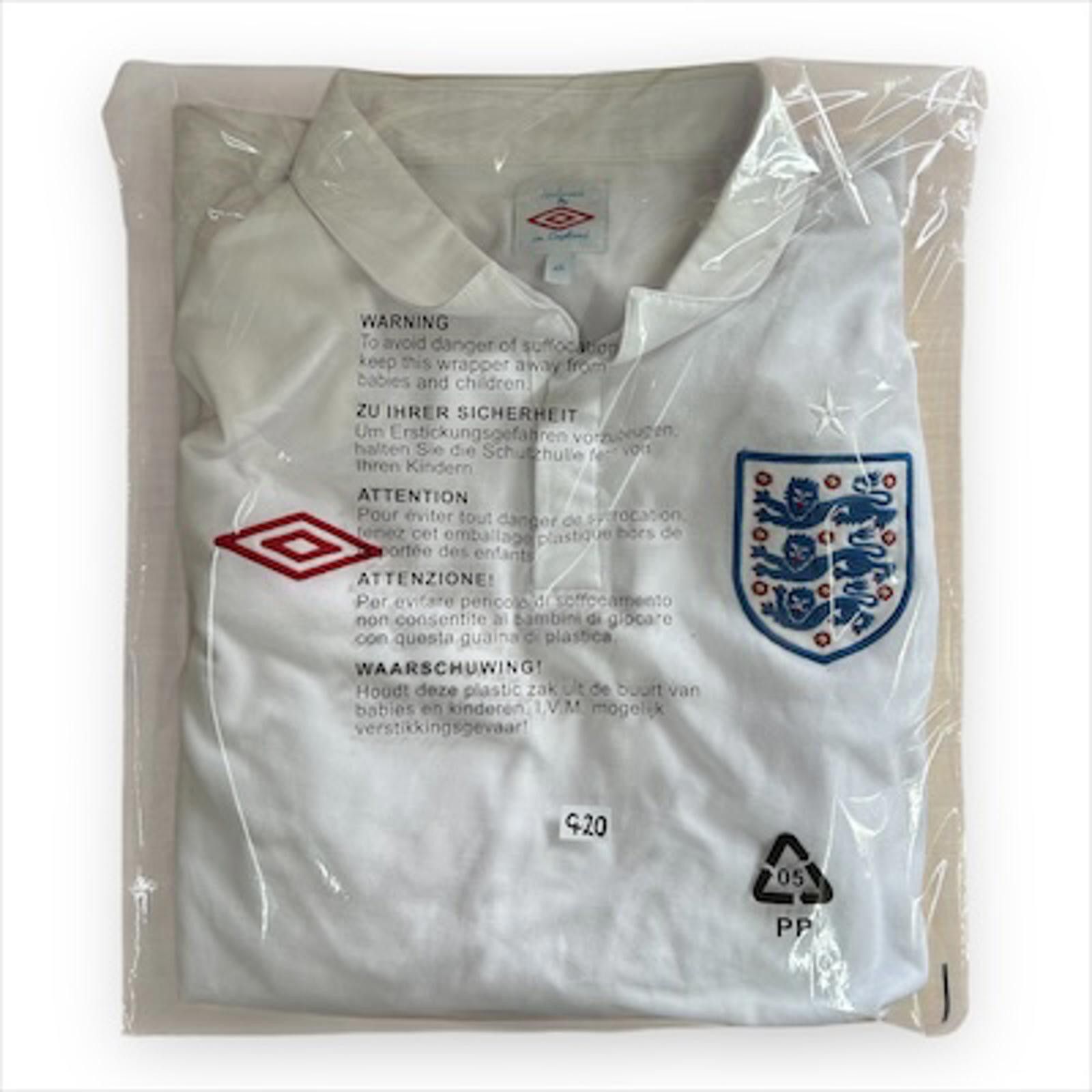 Umbro Umbro England 2010 Home Football Shirt XL New With Tags Size ONE SIZE - 2 Thumbnail