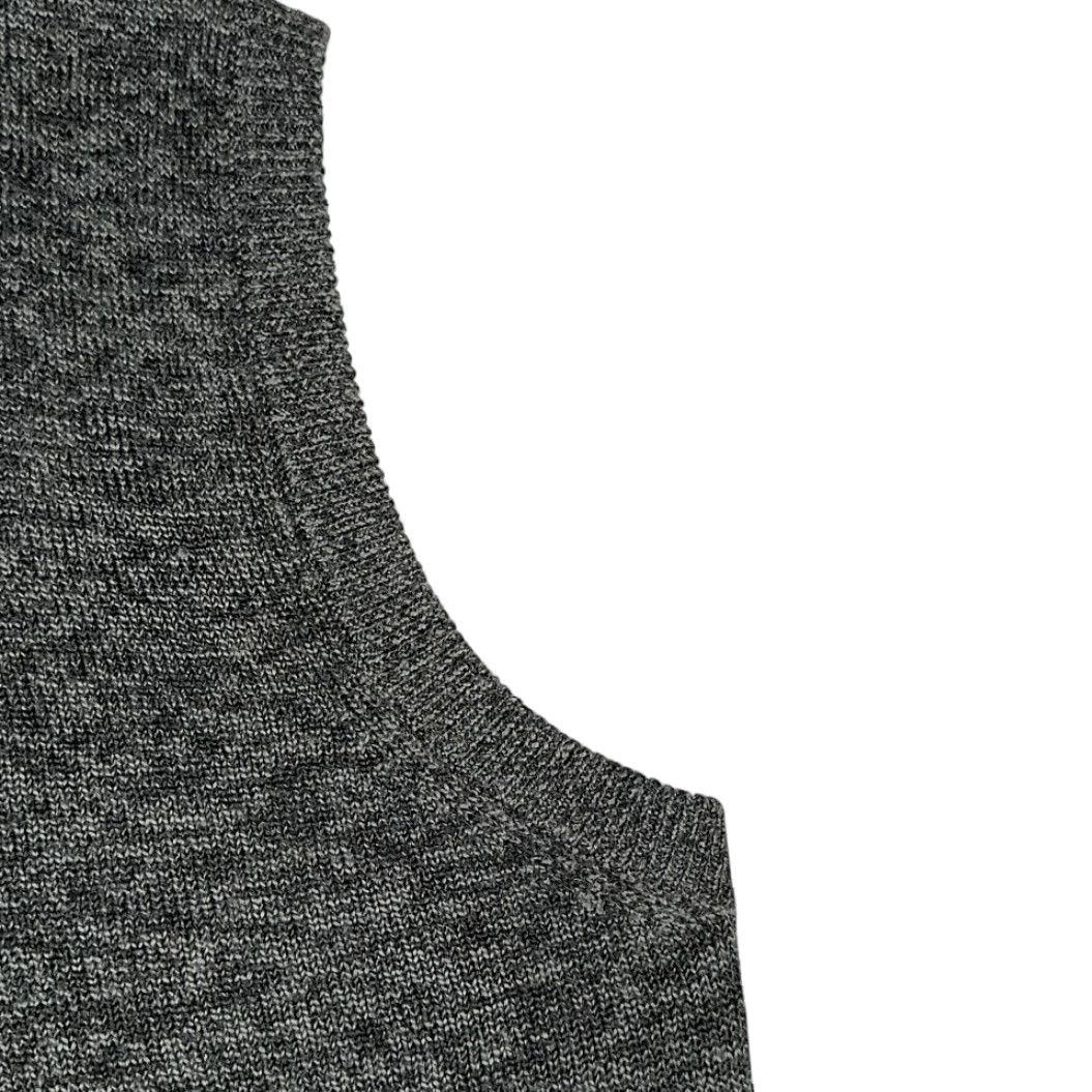 Blair VINTAGE John Blair Sweater Vest Adult XL Gray Black Wool Blend 90s Sleeveless V-Neck Mens Size US XL / EU 56 / 4 - 5 Thumbnail