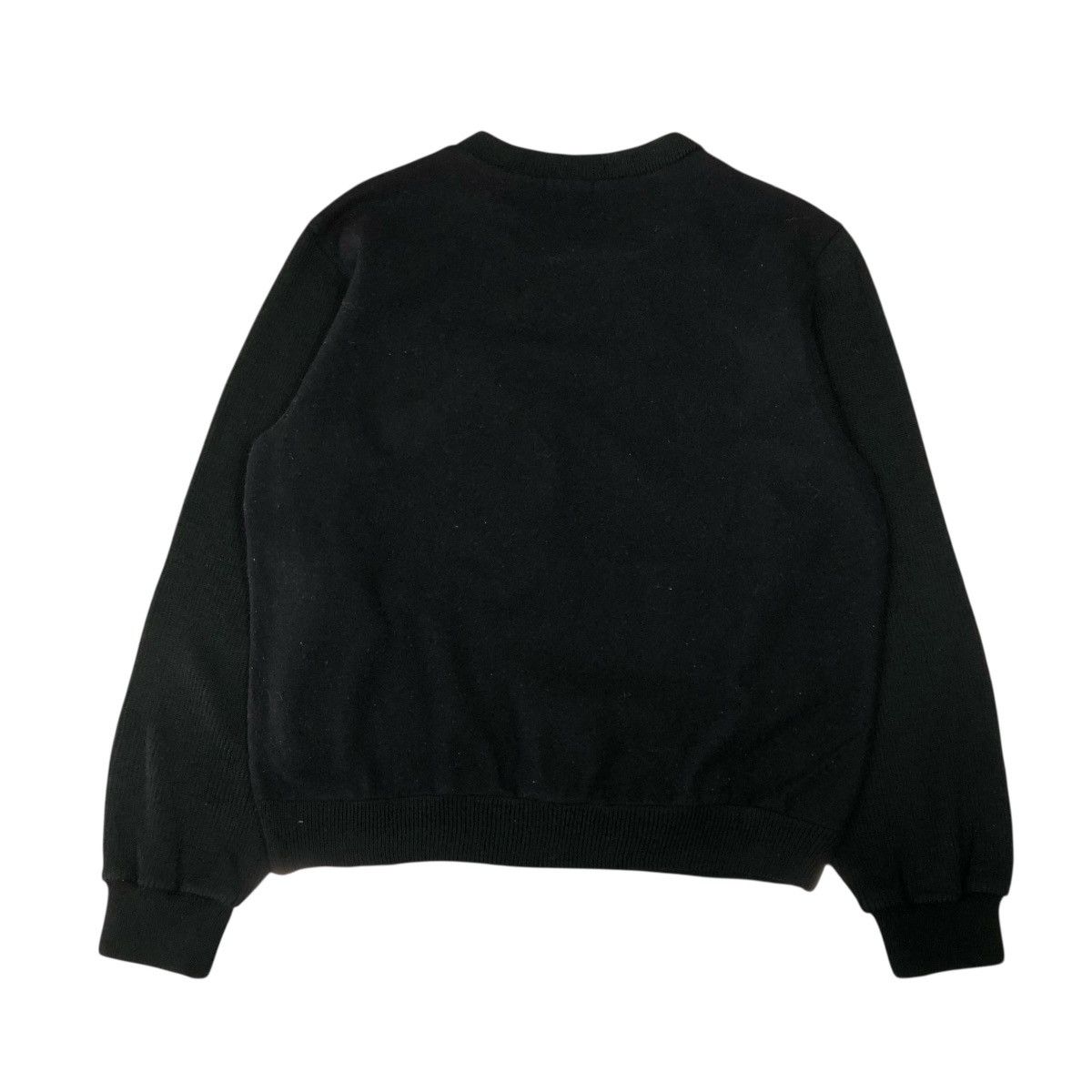Issey Miyake 📌Vintage Sweatshirt Rich Black Asymmetrical Simple Life Size US M / EU 48-50 / 2 - 2 Thumbnail