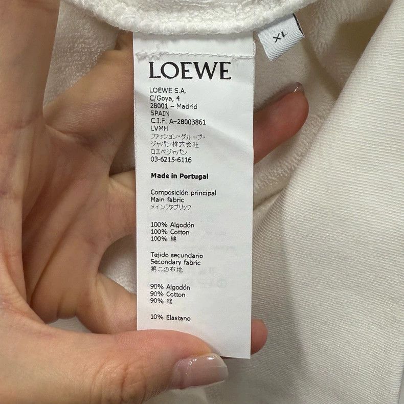 Loewe loewe White pullover sweater 2505-Nextarrow Size US XL / EU 56 / 4 - 4 Thumbnail