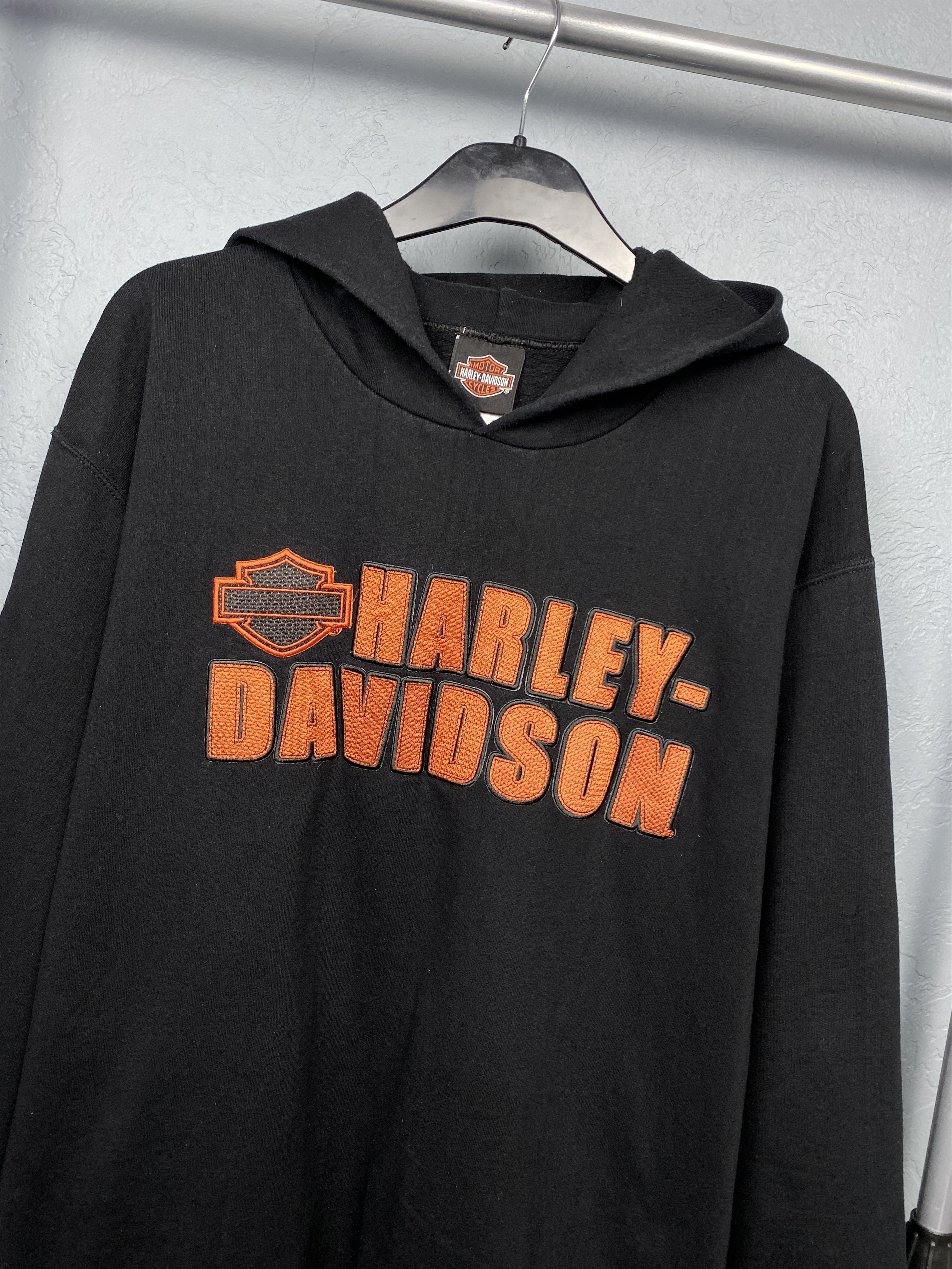 Harley Davidson Harley Davidson Vintage Mens Biker Hoodie Size US XL / EU 56 / 4 - 2 Thumbnail