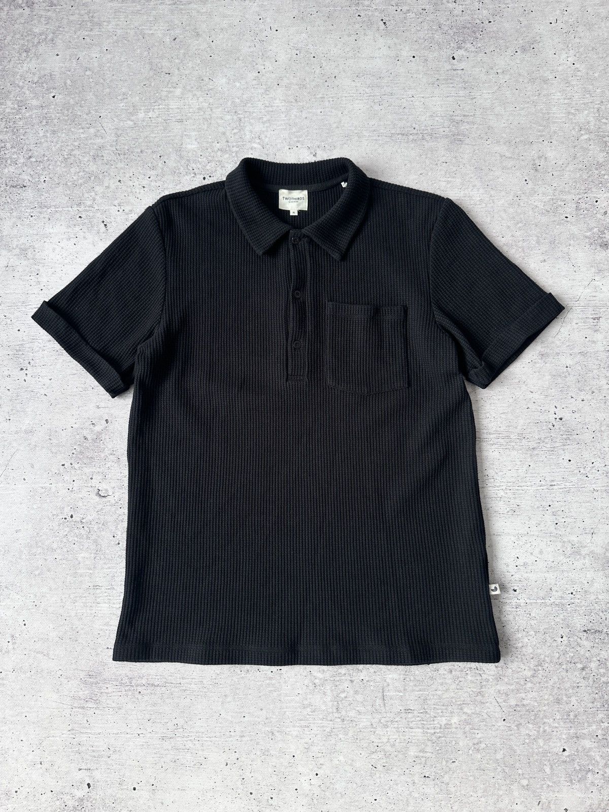 Other TWOTHIRDS Barcelona Waffle Textured Polo Organic Cotton M Size US M / EU 48-50 / 2 - 5 Thumbnail