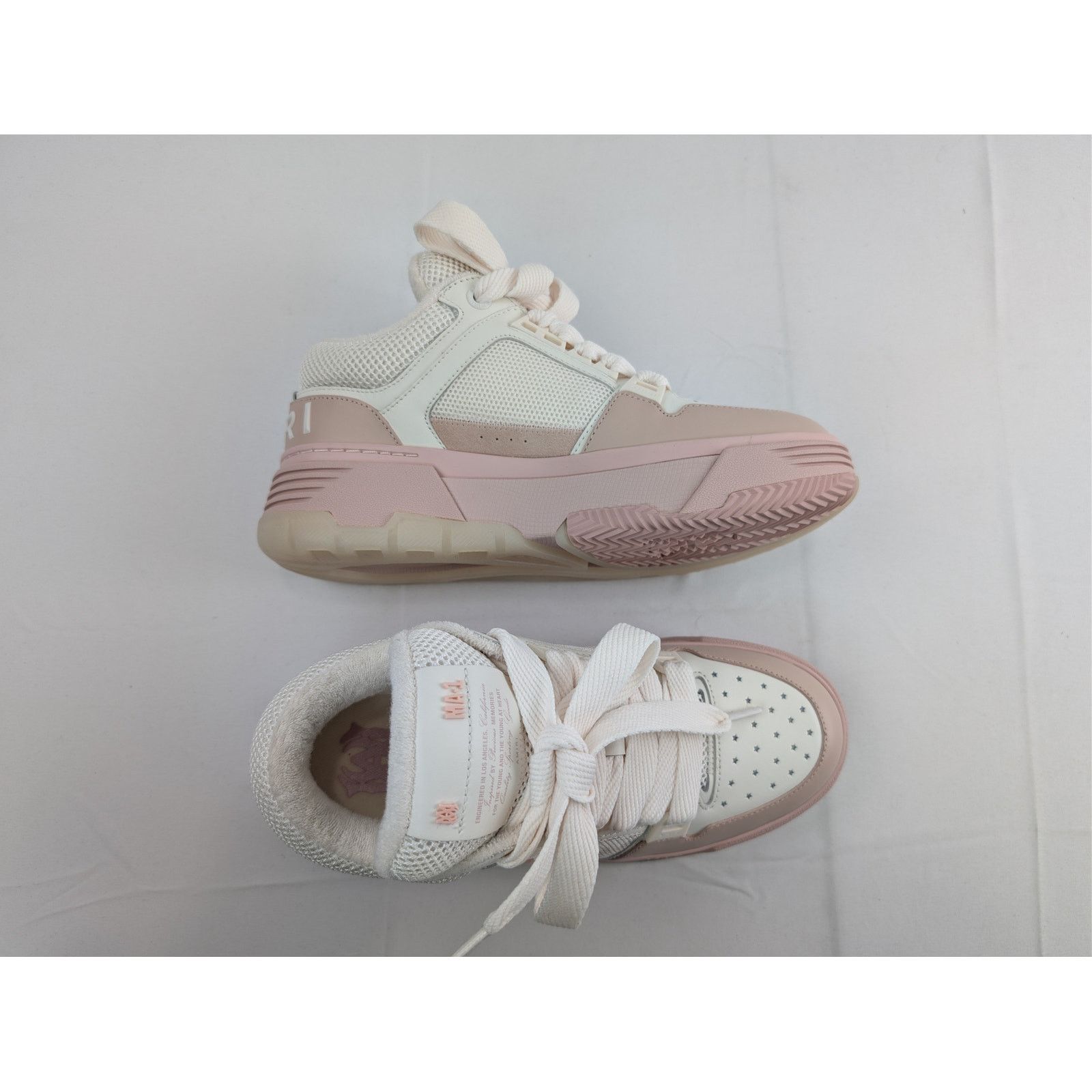 o1rshd1 MA-1 Runner Sneakers in Pale Peach