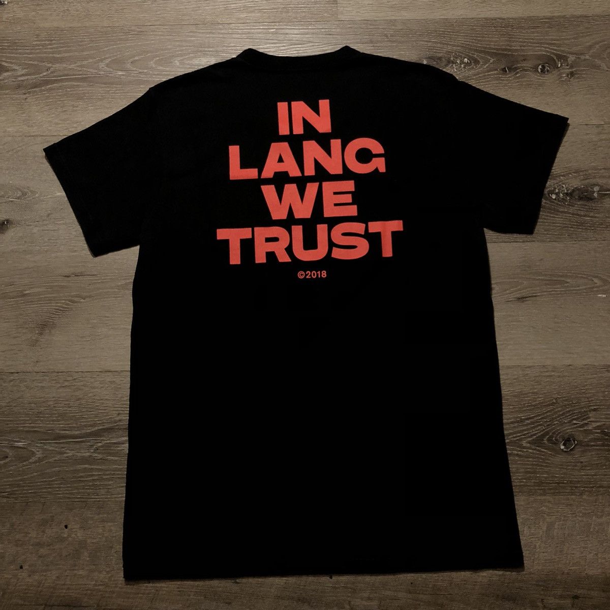 Helmut Lang Helmut Lang In Lang We Trust Shirt Size XL Grailed