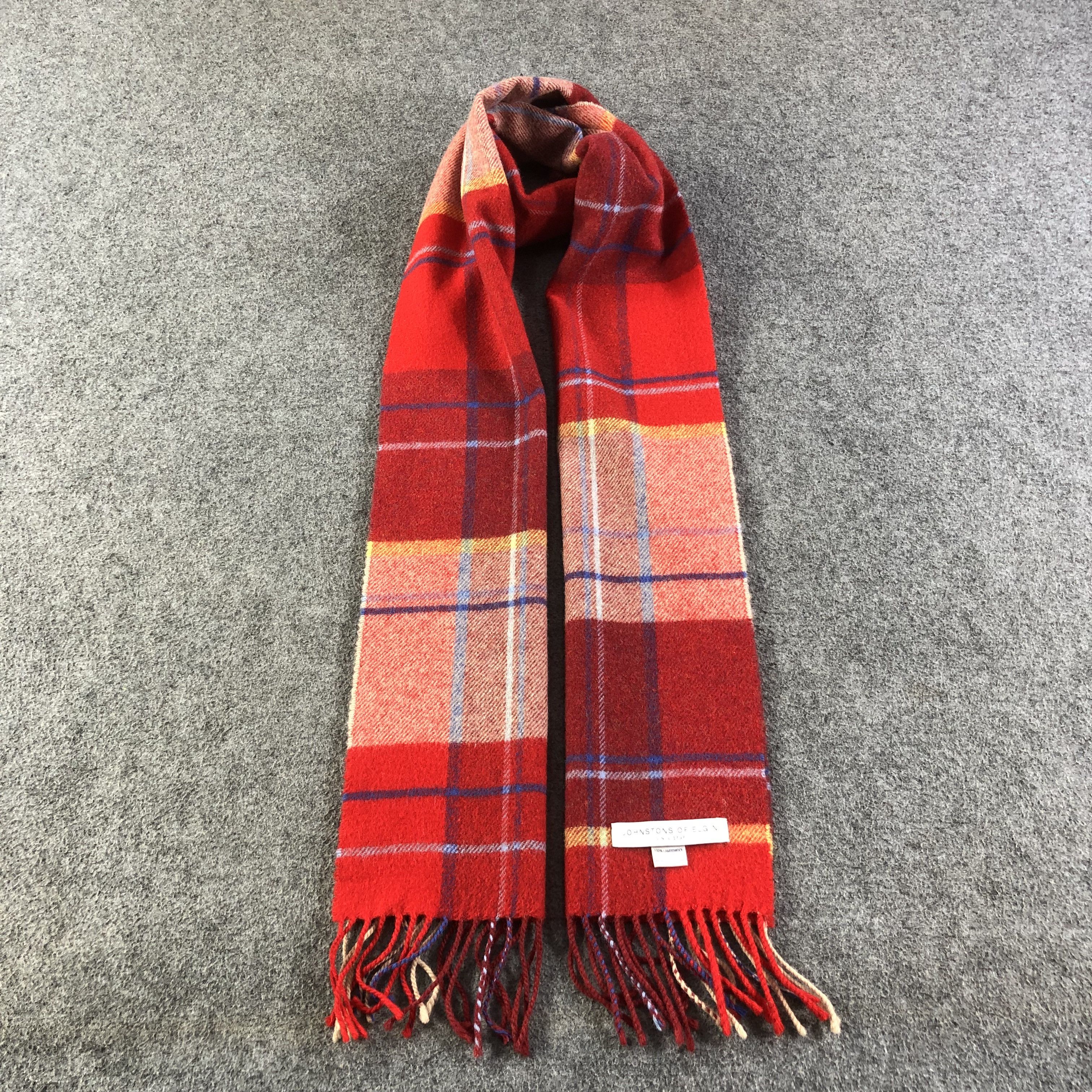 Johnston of Elgin Wool Scarf Muffler V1080