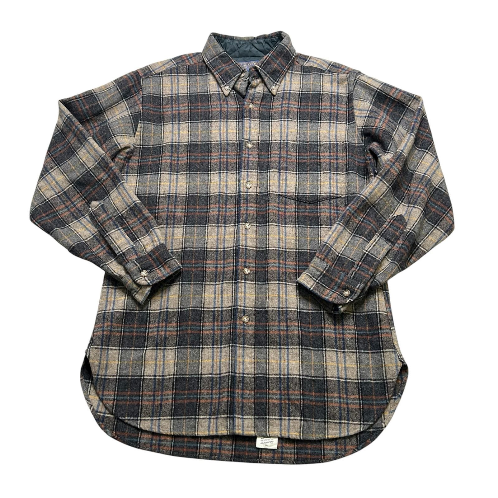 Pendleton Vintage Pendleton Quilted Wool Shirt Jacket Plaid M USA 80s Size US M / EU 48-50 / 2 - 1 Thumbnail