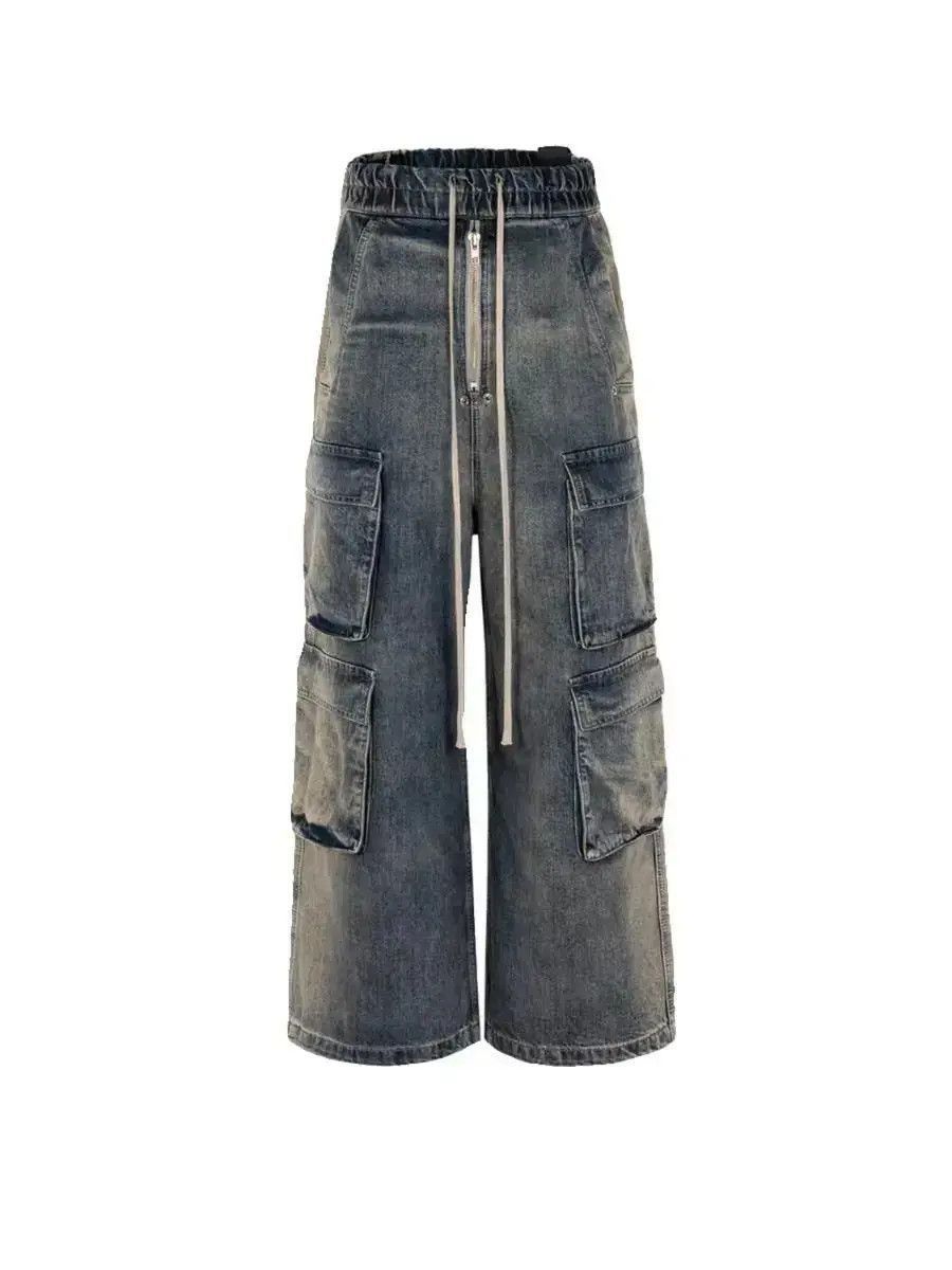 Japanese Brand Heavyweight street hip-hop washed gradient baggy jeans Size US 33 - 3 Thumbnail