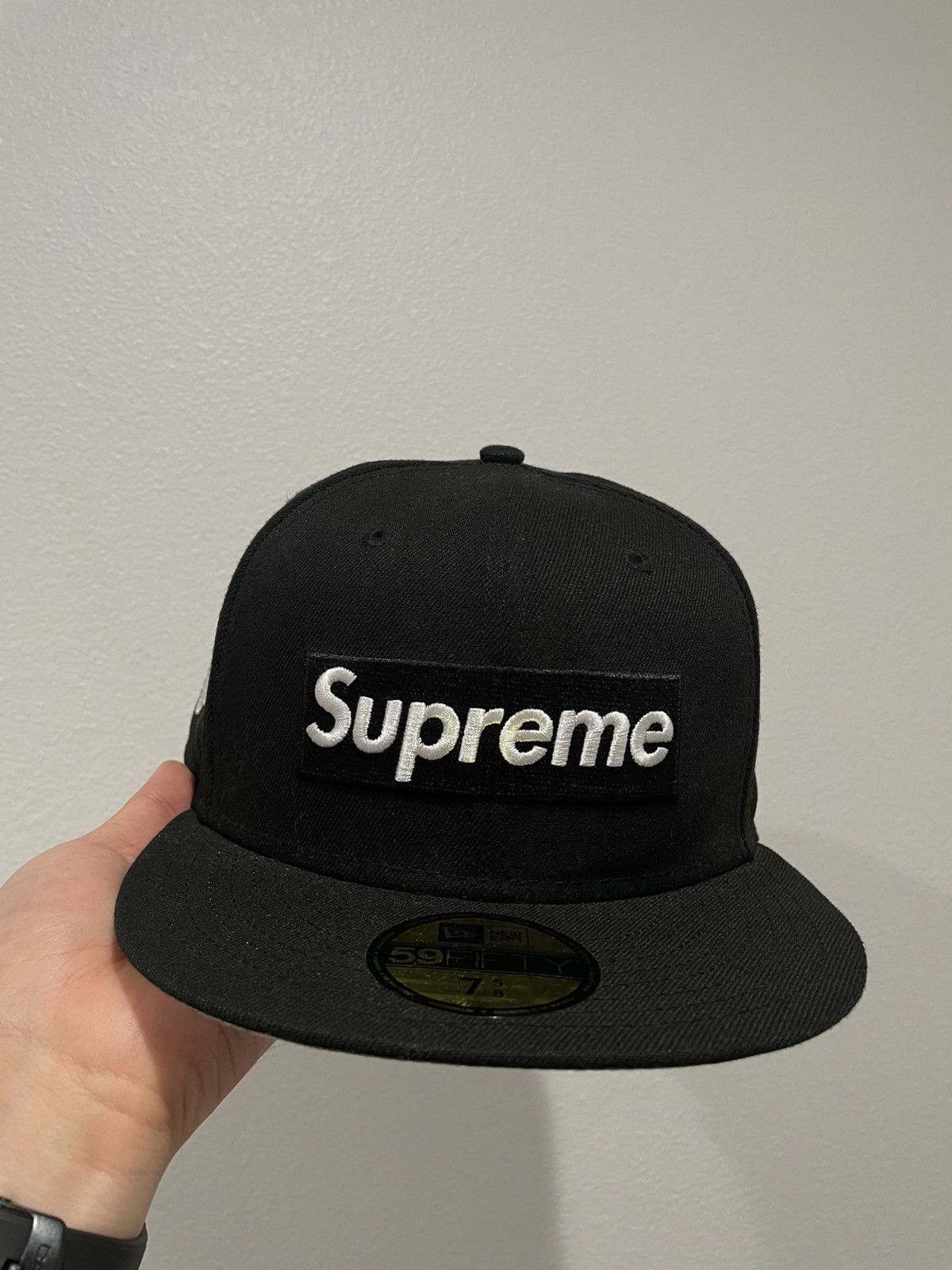 New Era × Supreme Supreme Mesh Back Fitted Box Logo Hat (SS24)(7 5