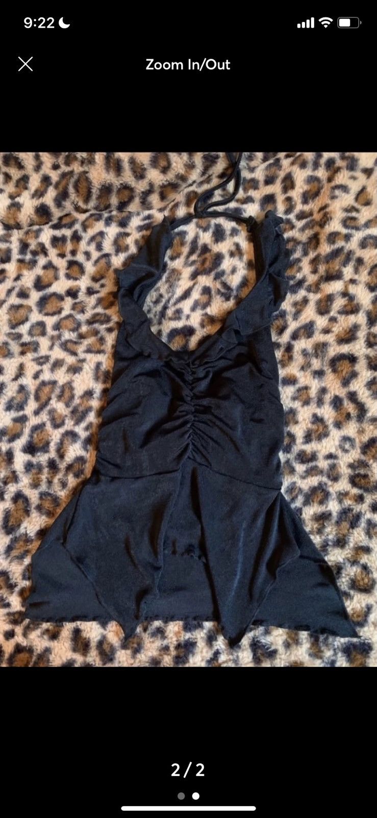Other Y2K ruffled fairycore halter top Size ONE SIZE - 2 Thumbnail