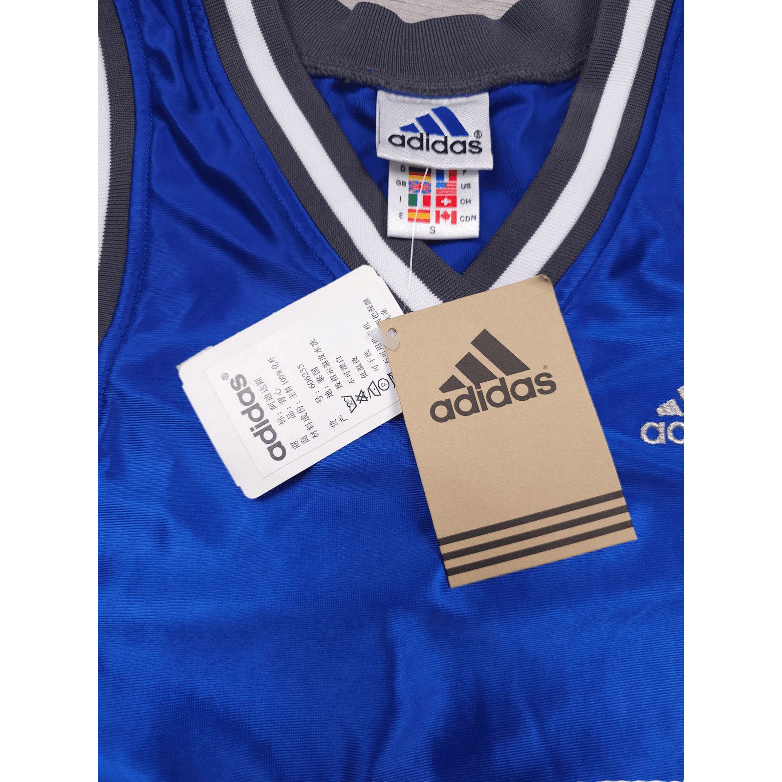 Adidas × NBA 💎 New With Tags Size S Blue Tank Top Sleeveless T-Shirt Size US S / EU 44-46 / 1 - 4 Thumbnail