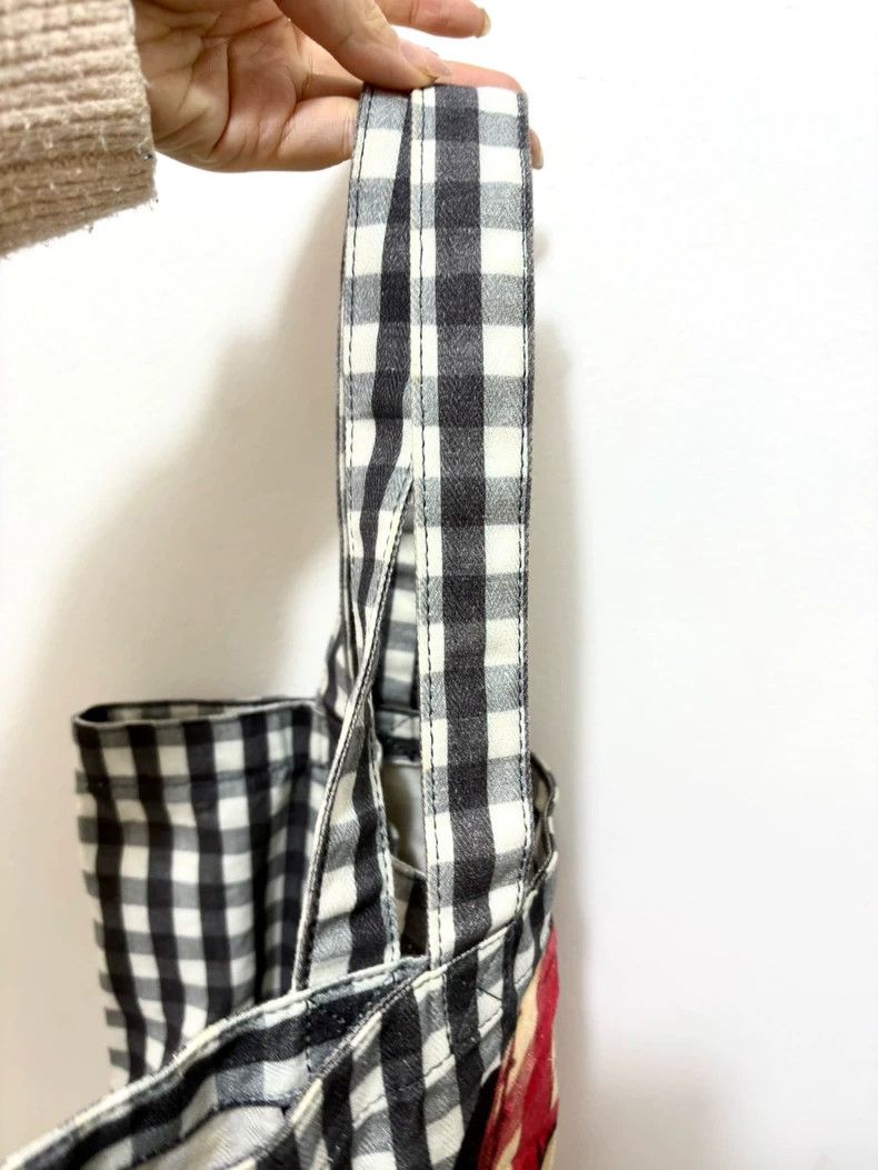 Vivienne Westwood size os Striped puppy canvas bag, single