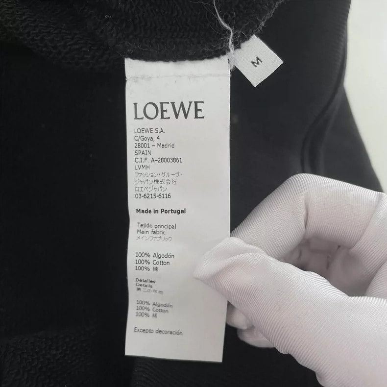 Loewe LOEWE Black round neck hoodie Size M / US 6-8 / IT 42-44 - 7 Thumbnail