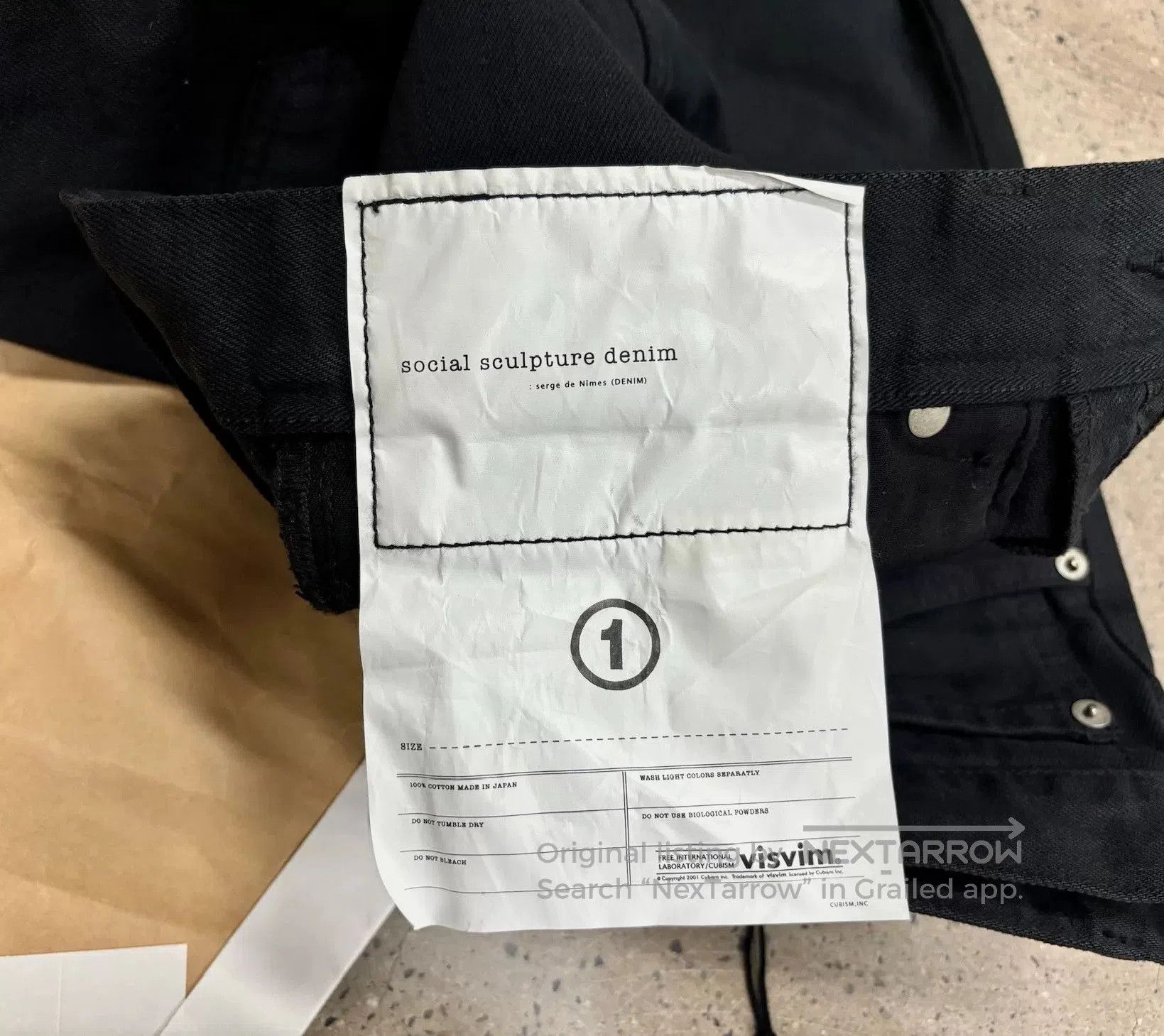 Visvim Visvim Overdye Social Sculpture Jeans Black. Size US 42 / EU 58 - 8 Thumbnail