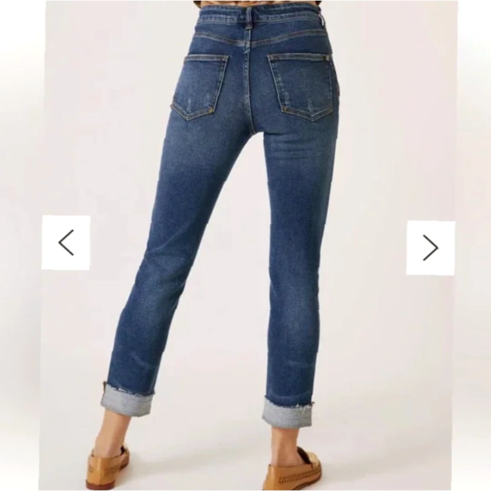 Vintage Pilcro The Cigarette Slim Straight Released Hem High Rise Jeans-Size 28 Women Blue Denim Cotton Blend Slim Fit 5-Pocket Size 28" / US 6 / IT 42 - 3 Thumbnail