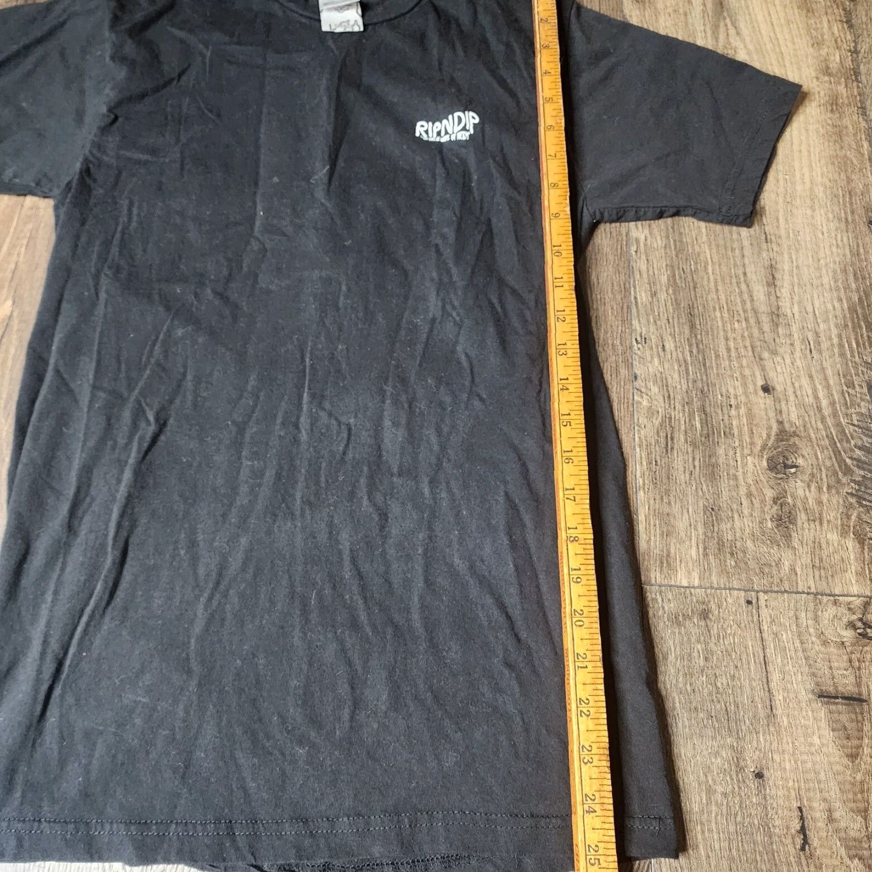 RIPNDIP RIPNDIP Double Sided Cat T Shirt Black Mens Short Sleeve S Size US S / EU 44-46 / 1 - 3 Thumbnail