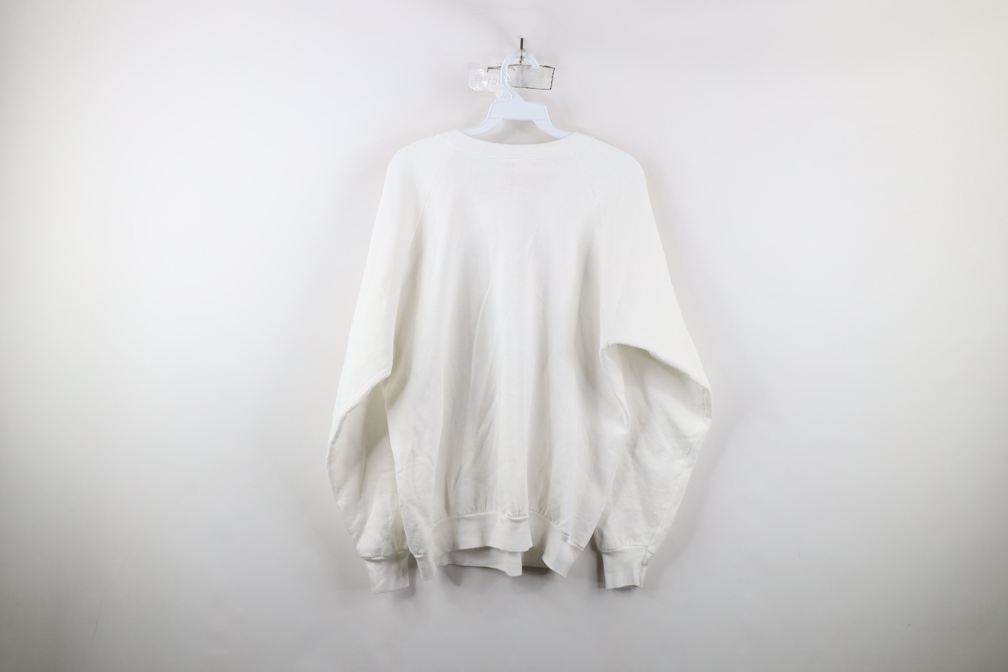 Vintage Vintage 90s Streetwear Earth Day Wolf Whale Sweatshirt Size US XL / EU 56 / 4 - 8 Thumbnail