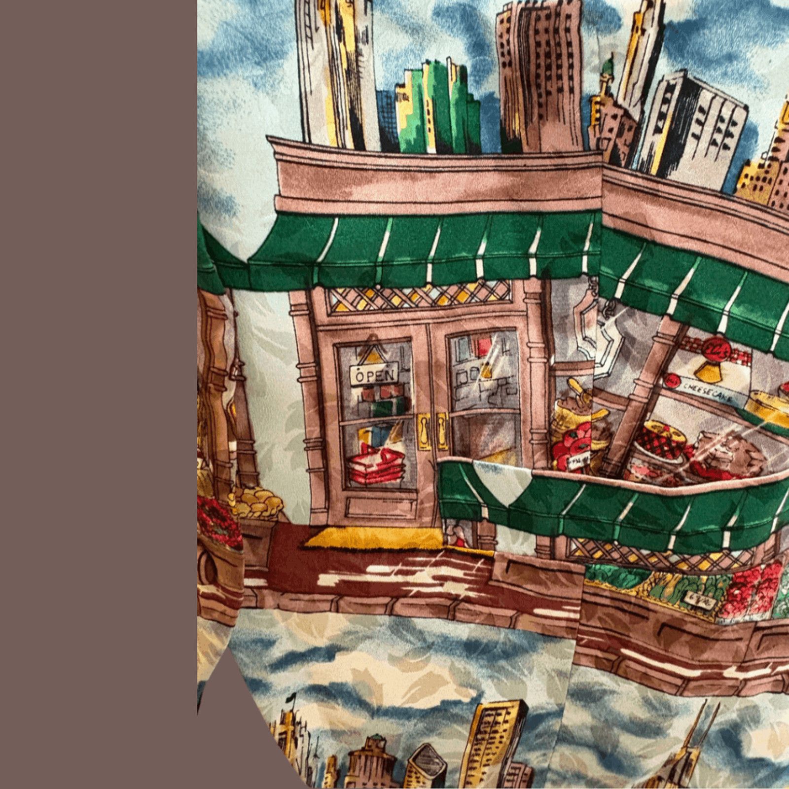 Nicole Miller VTG Silk Vest | Nicole Miller NYC Scene | 90s Gallerywear Size M / US 6-8 / IT 42-44 - 5 Thumbnail