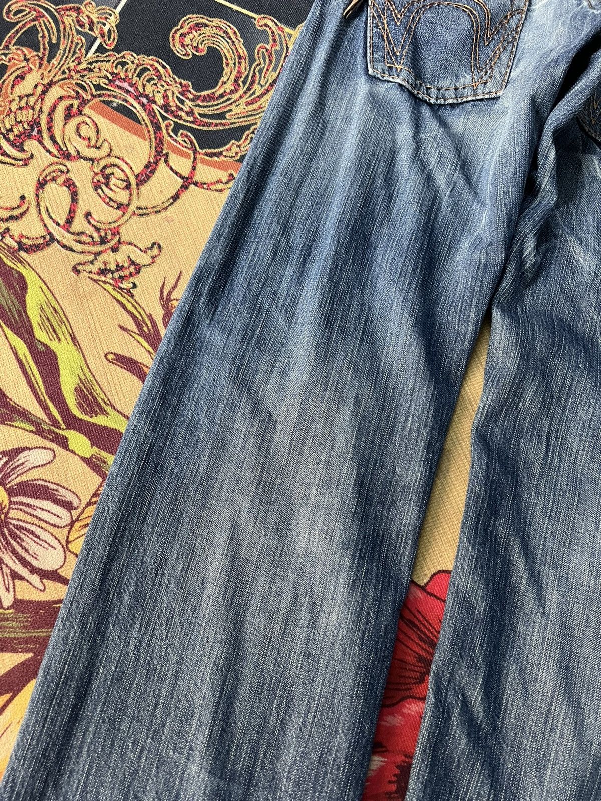 Edwin × Japanese Brand × Vintage EDWIN EXCLUSIVE VINTAGE BUFFALO HEAD DISTRESS JEANS Size US 29 - 17 Thumbnail