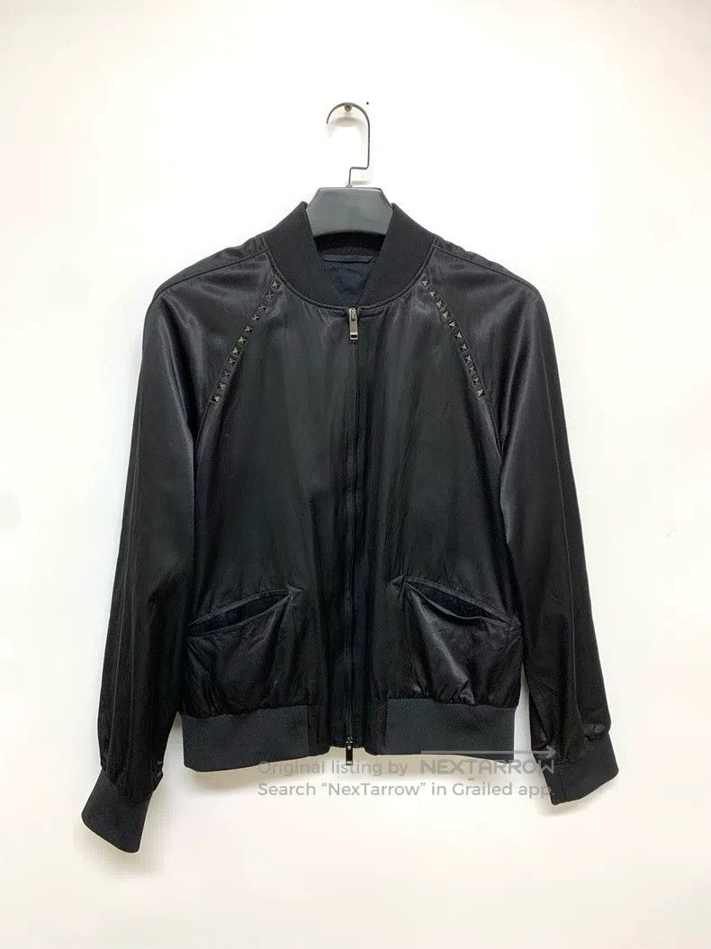 Valentino Valentino Black studded jacket coat Size US M / EU 48-50 / 2 - 1 Thumbnail