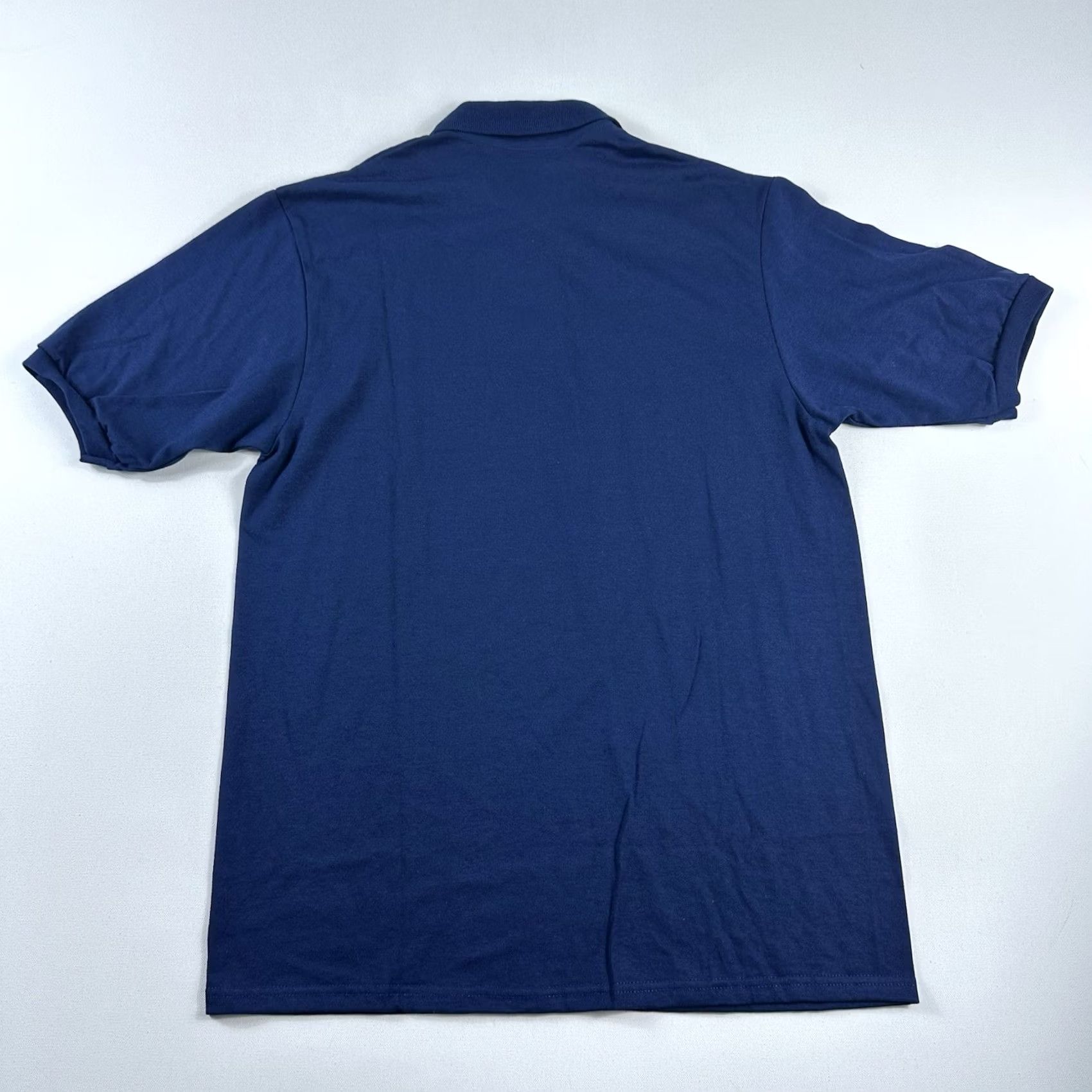Jerzees JERZEES Polo Shirt SpotShield Mens Medium Navy Blue Short Sleeve Shirt Size US M / EU 48-50 / 2 - 2 Thumbnail