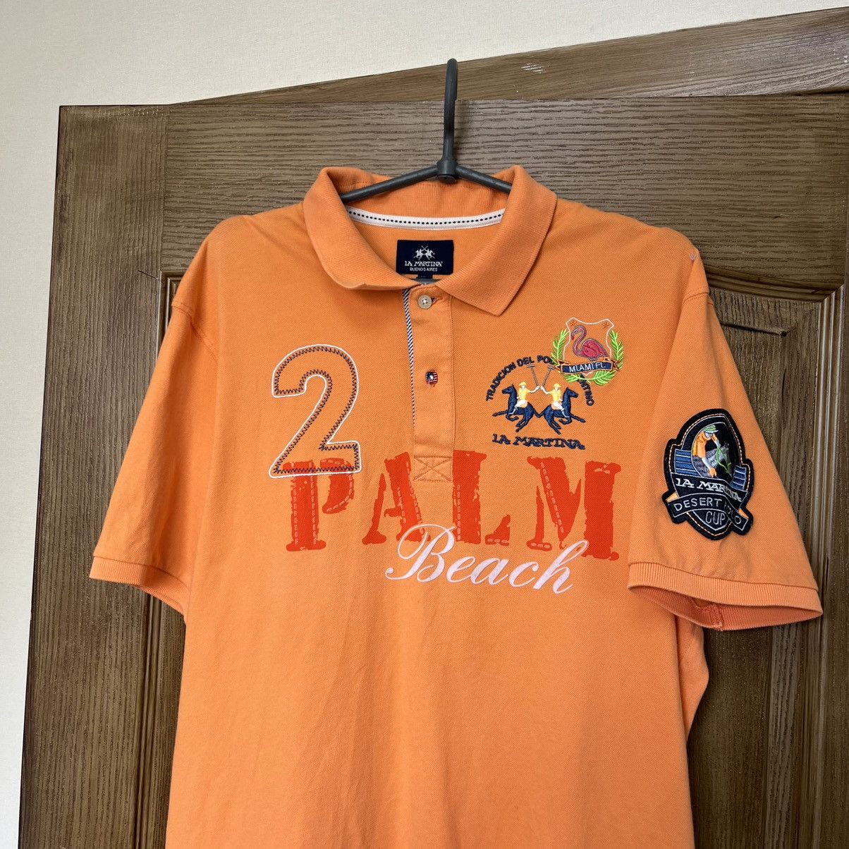 La Martina Vintage La Martina Polo T Shirt Size US XL / EU 56 / 4 - 3 Thumbnail