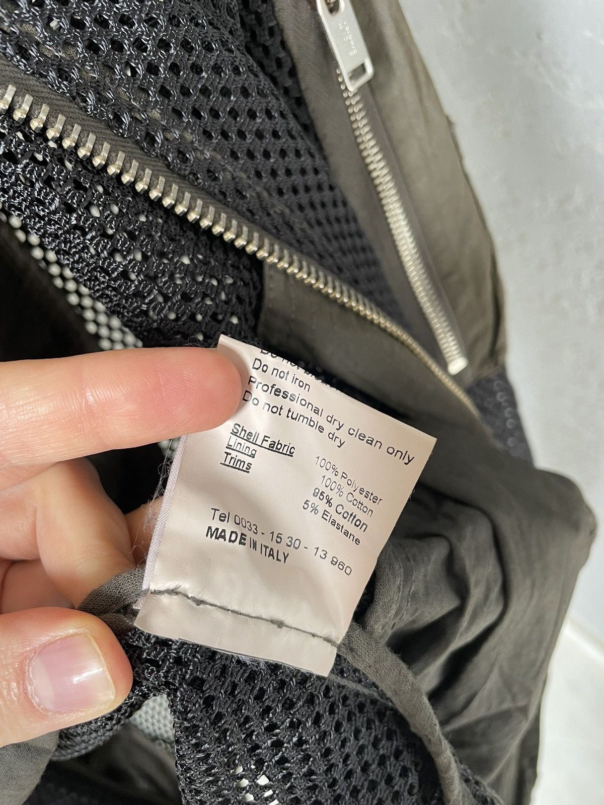 Silent By Damir Doma Silent by Damir Doma FW13 Fishnet Bomber Jacket Size US XS / EU 42 / 0 - 14 Thumbnail