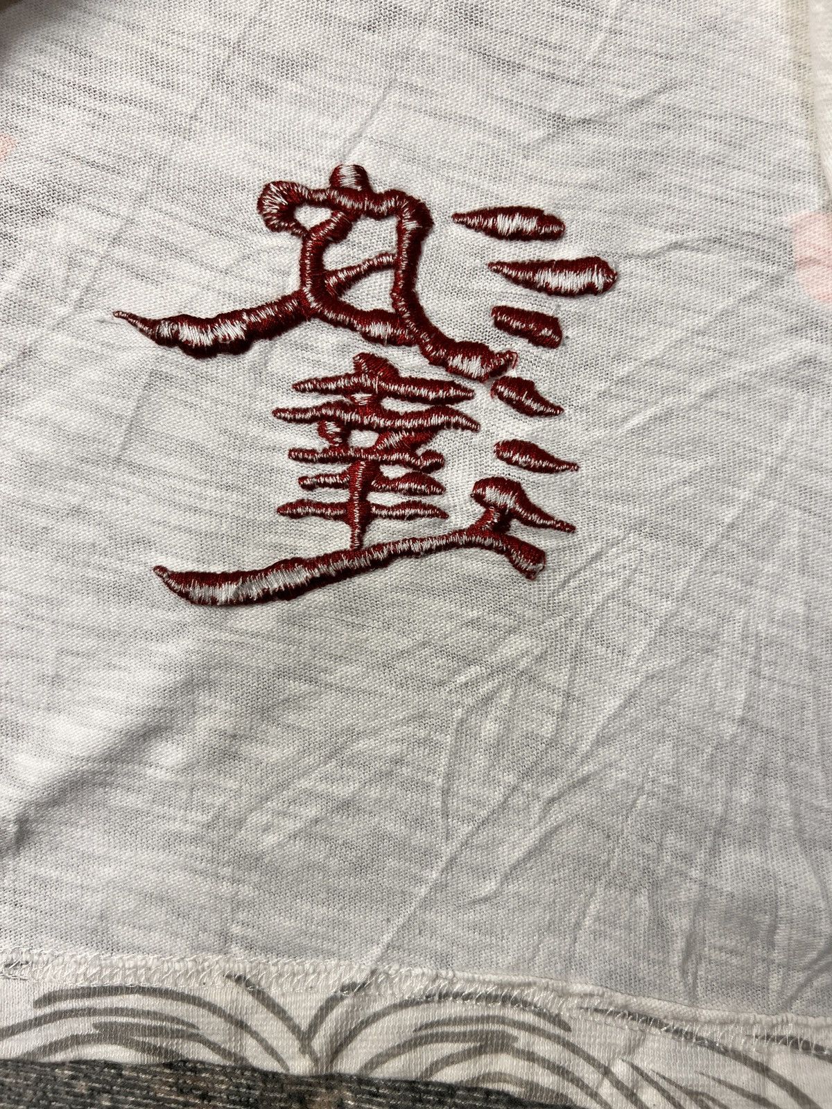 Dulcamara Japan Skull Embroided Japanese Motif AOP Ls Tshirt Size US M / EU 48-50 / 2 - 10 Thumbnail